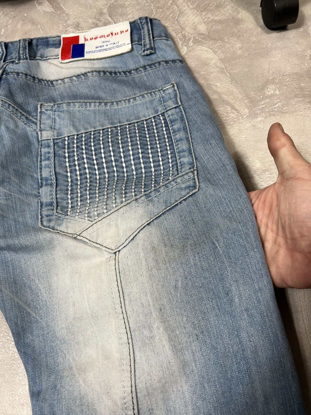 Vintage Vintage Kosmo Lupo Fade Distressed Y2k Denim Pants Size US 30 / EU 46 - 6 Thumbnail