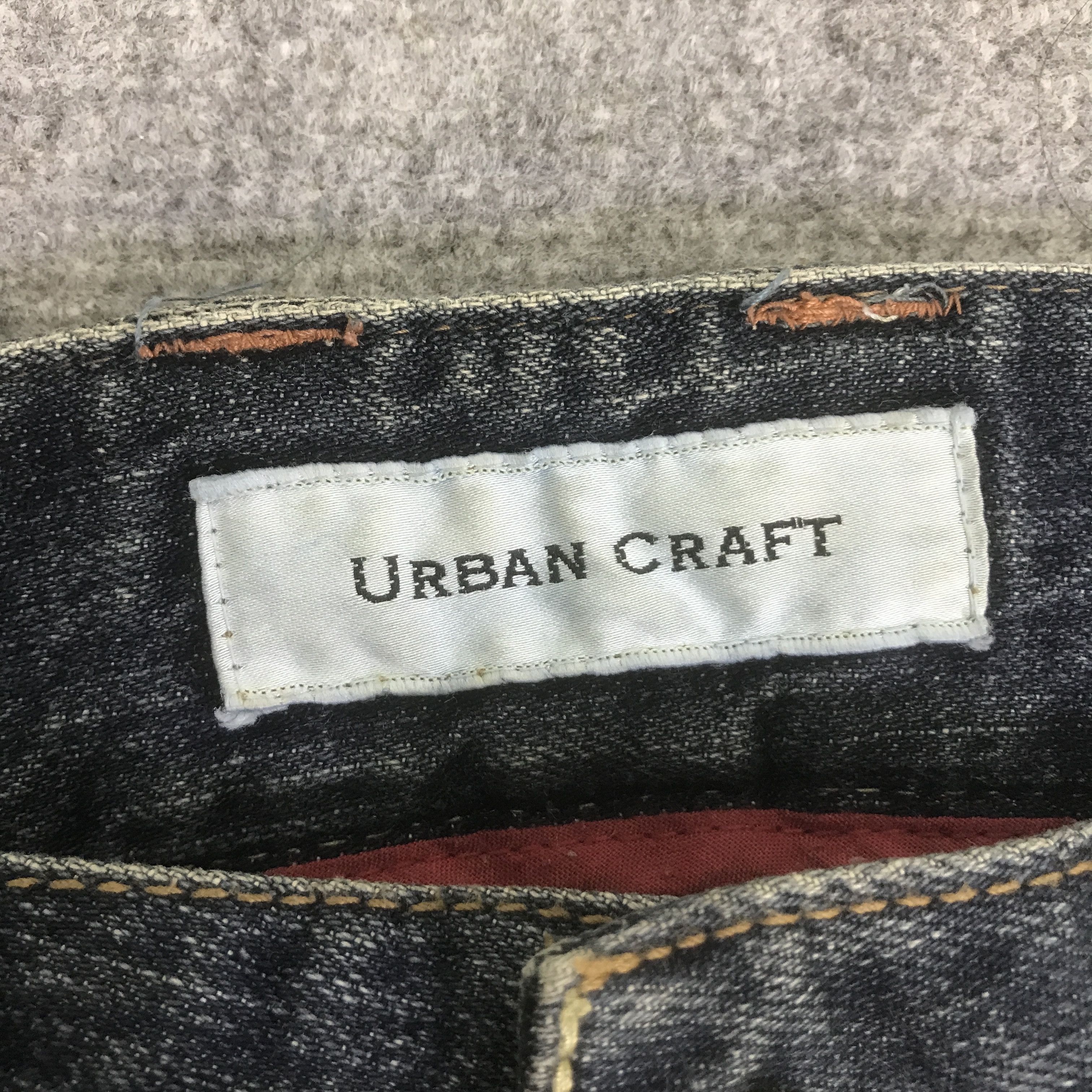 Japanese Brand URBANCRAFT DISTRESSED JEANS BOOTCUT DENIM PANTS K129B15 Size US 33 - 16 Thumbnail