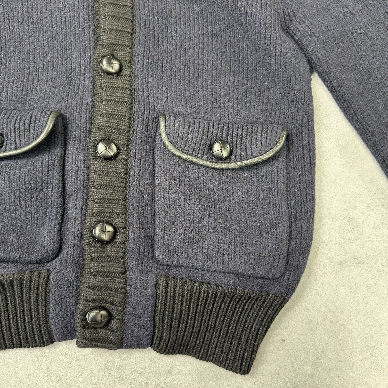 Burberry Burberry Men Wool Jacket Blue Size M Size US M / EU 48-50 / 2 - 6 Thumbnail