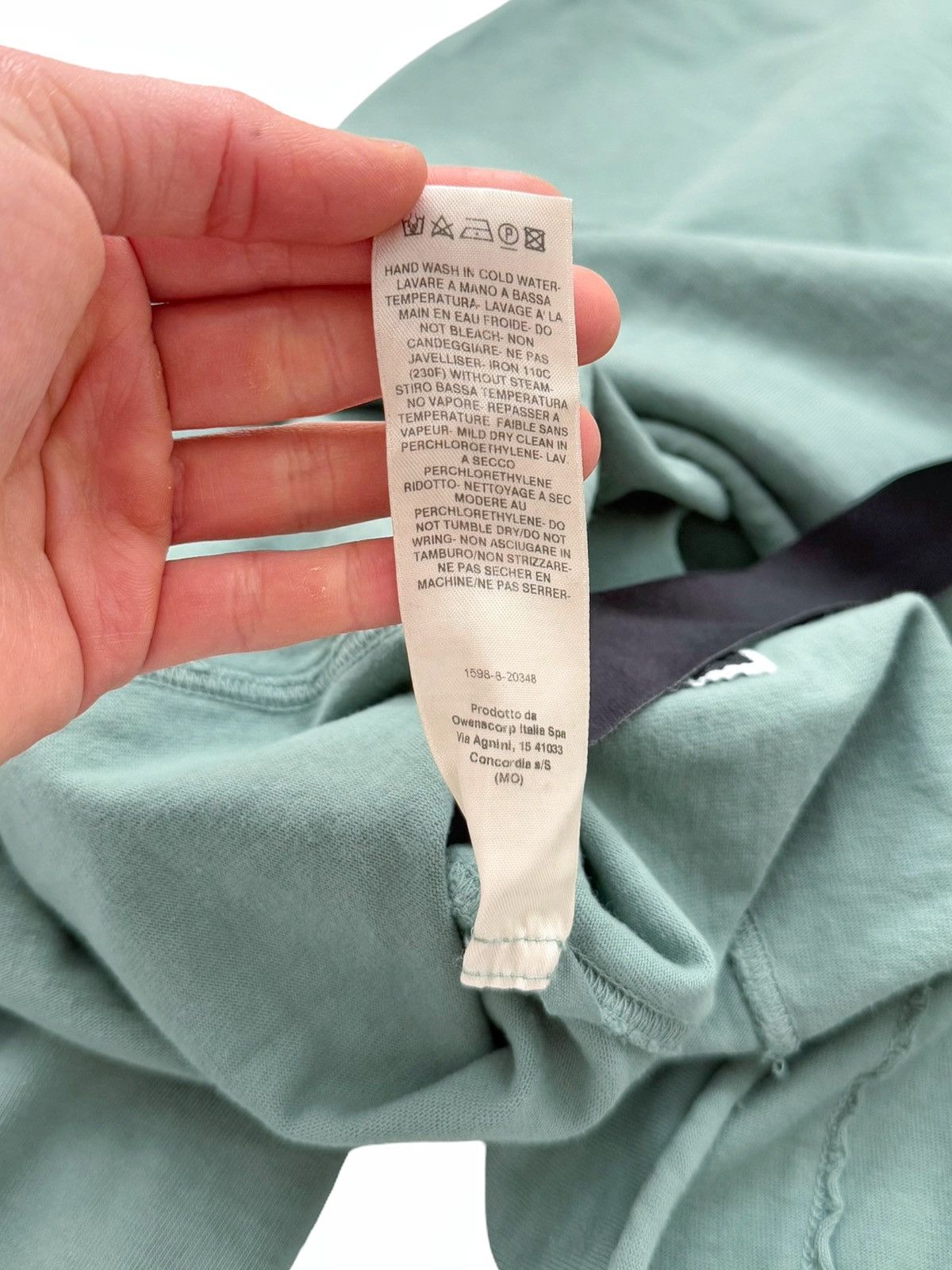 Rick Owens Seafoam Aqua Blue Pentagram Jumbo Crater Crewneck Size US XXL / EU 58 / 5 - 7 Thumbnail