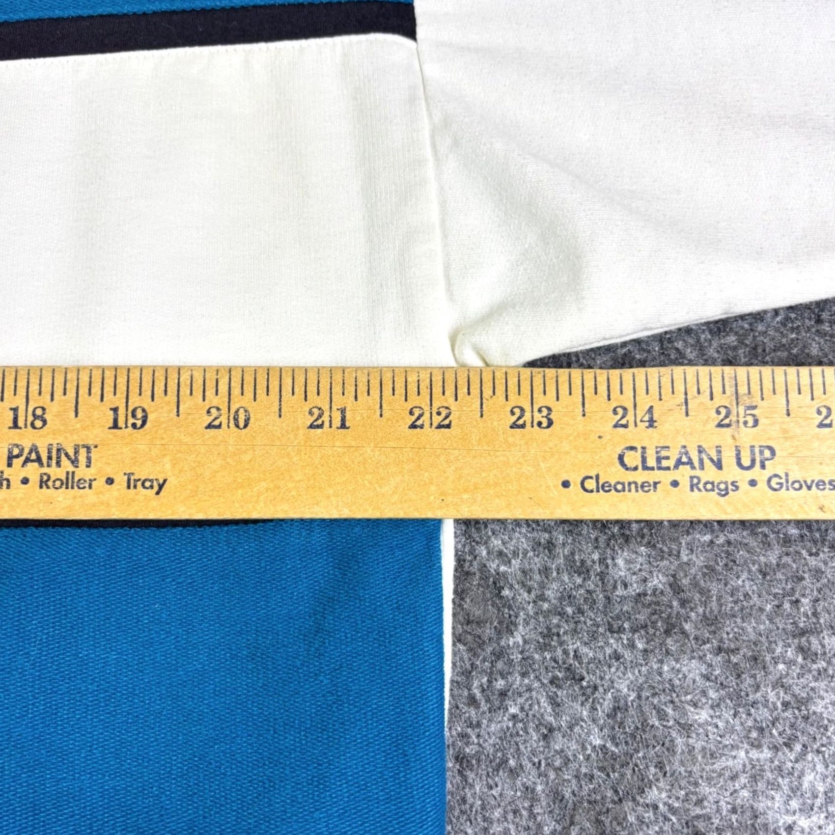 Sears VINTAGE The Men's Store at Sears Striped Polo Sweatshirt Blue White L Mens Size US L / EU 52-54 / 3 - 5 Thumbnail