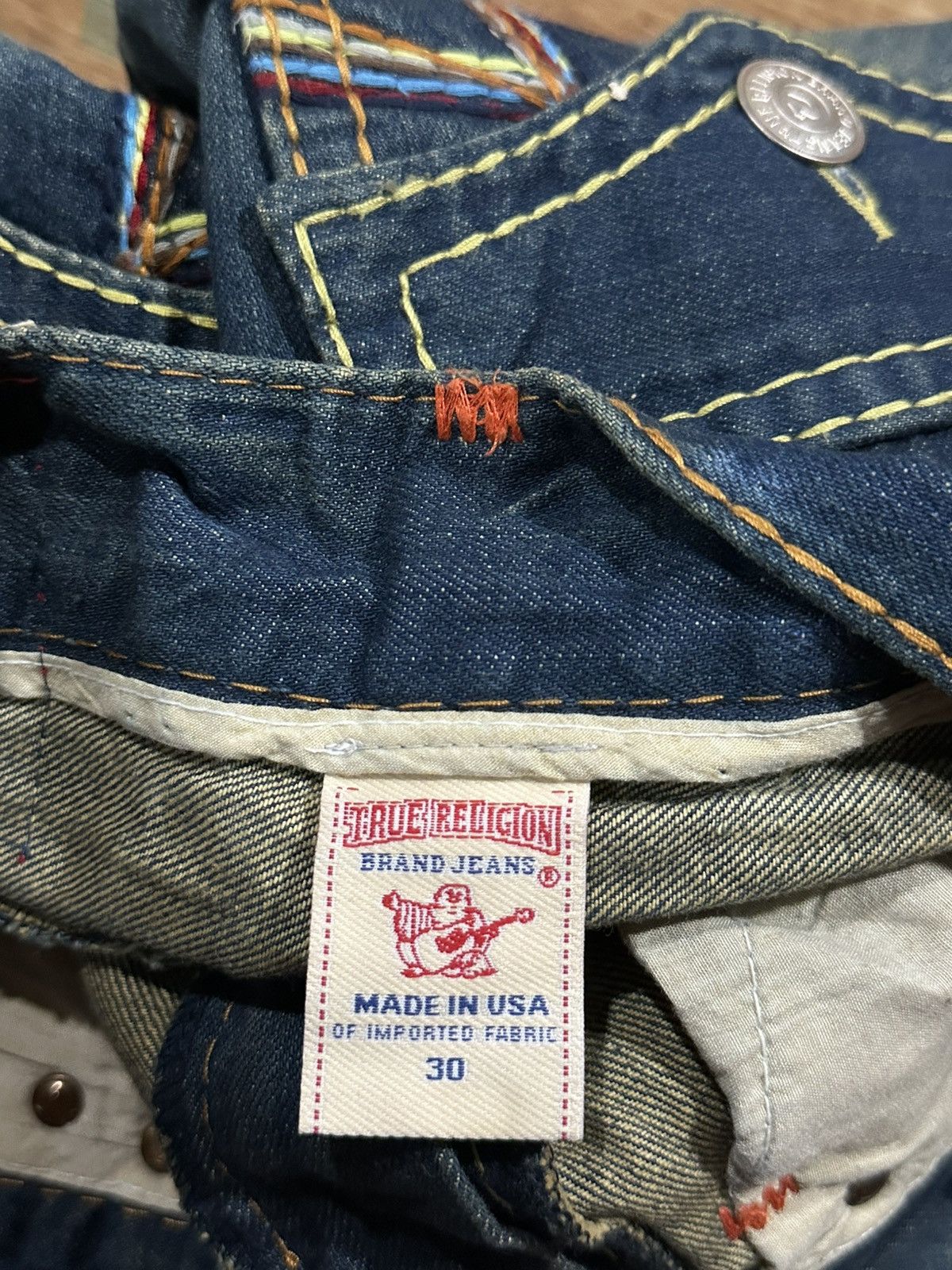 True Religion Rainbow Joey True Religion flared Jeans Size 30" / US 8 / IT 44 - 10 Thumbnail