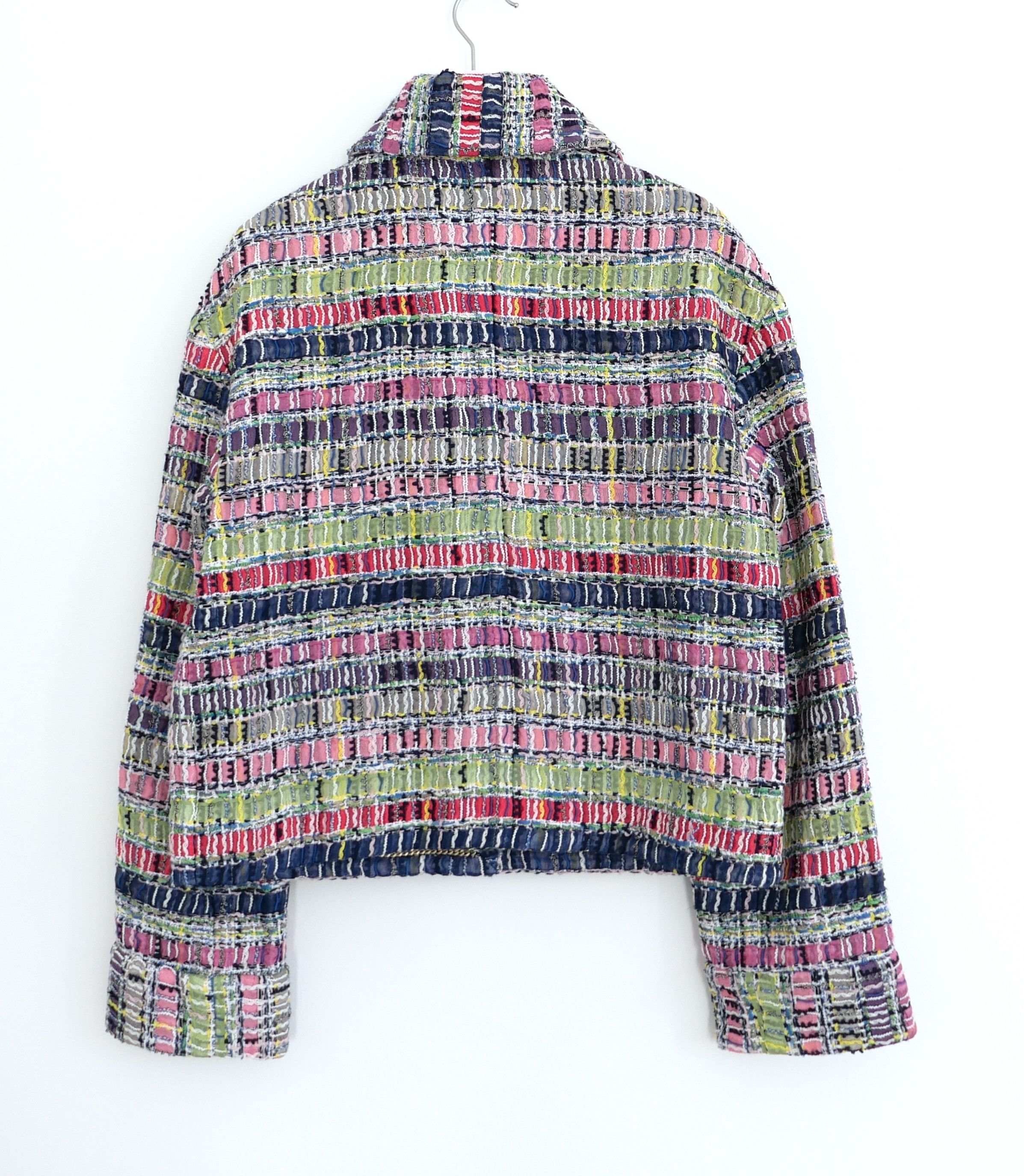 Chanel Chanel Spring 2021 Candy Fantasy Tweed Jacket Size XS / US 0-2 / IT 36-38 - 4 Thumbnail