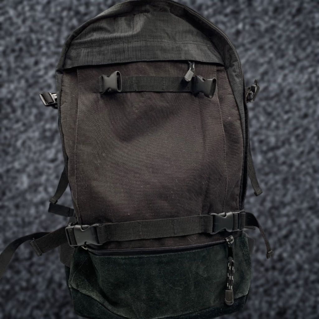 Vintage Piper Gear Backpack Men's Black Adjustable Strap Rucksack Outdoor Bag Size ONE SIZE - 1 Thumbnail