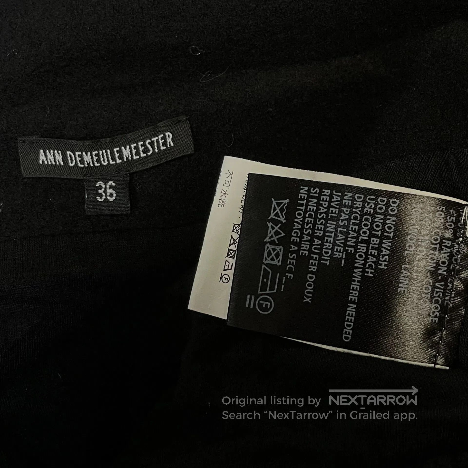 Ann Demeulemeester Ann Demeulemeester Black Short Jacket. Size S / US 4 / IT 40 - 7 Thumbnail