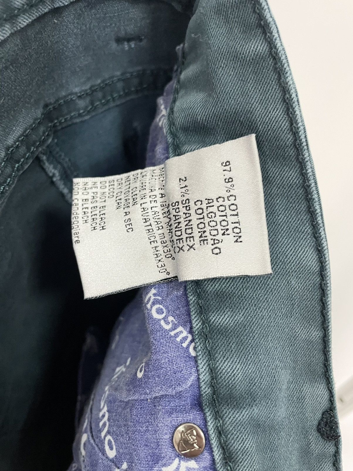 Kapital Kos Mo Lupo Vintage Slim Fit Patchwork Kapital Style Jeans Size US 32 / EU 48 - 15 Thumbnail