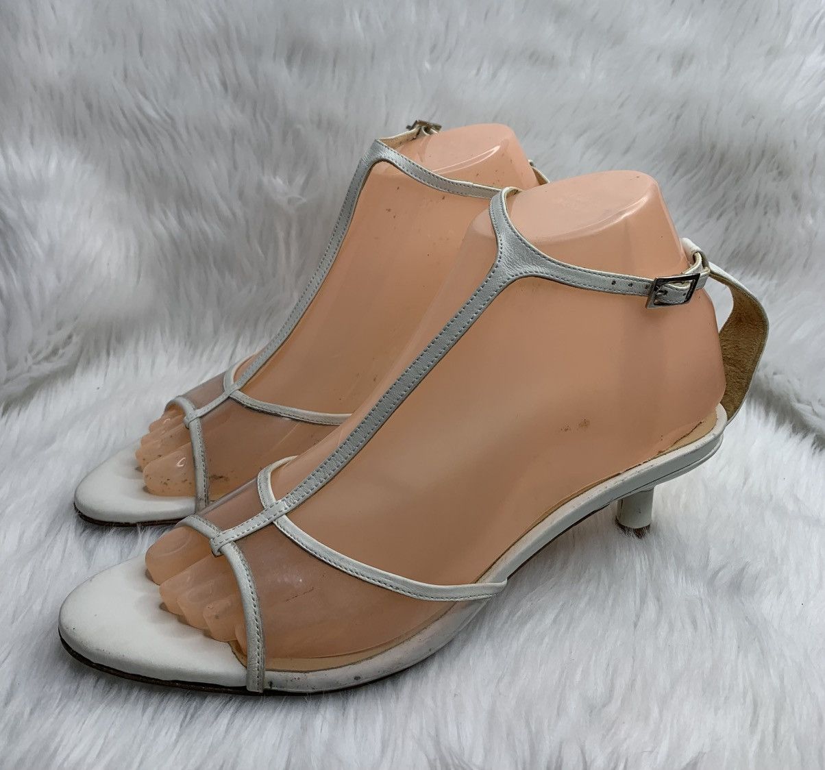 By Far By Far Kitten Heels Sandals Size US 7 / IT 37 - 2 Thumbnail