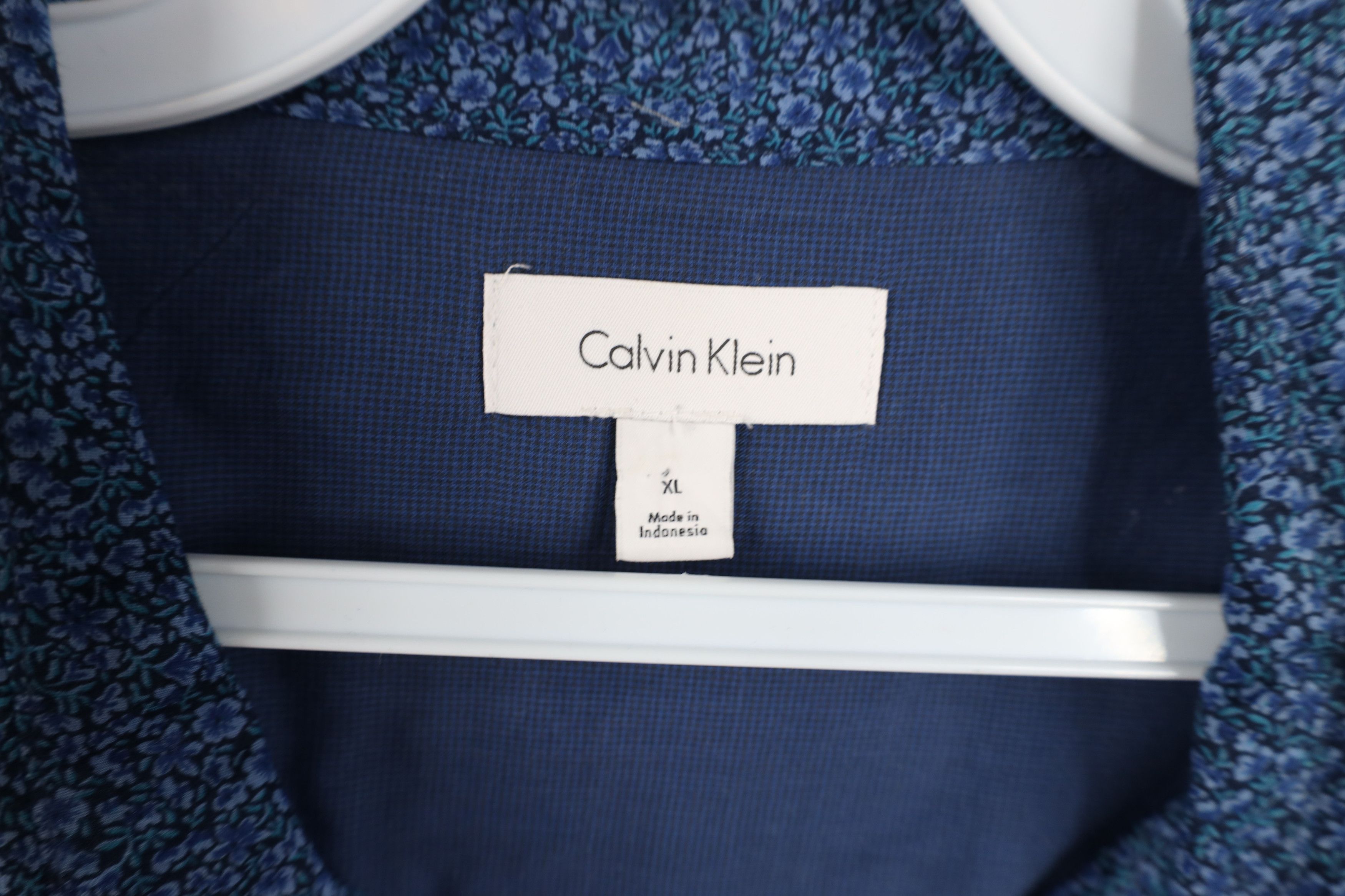 Calvin Klein Calvin Klein All Over Print Collared Button Shirt Cotton Size US XL / EU 56 / 4 - 6 Thumbnail