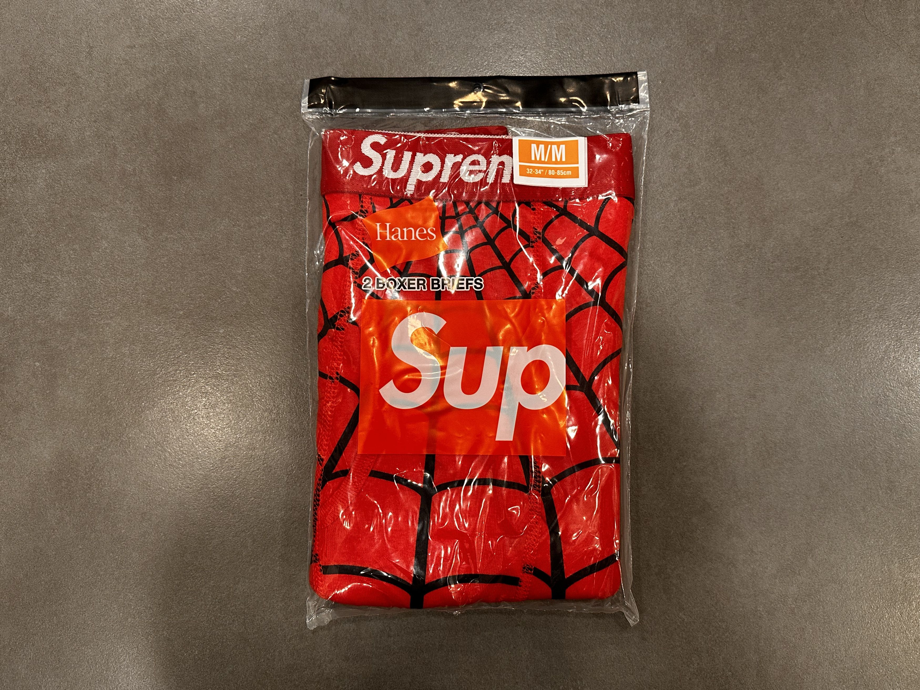 Supreme Supreme Hanes Spider-Man Boxer Briefs Size ONE SIZE - 1 Thumbnail