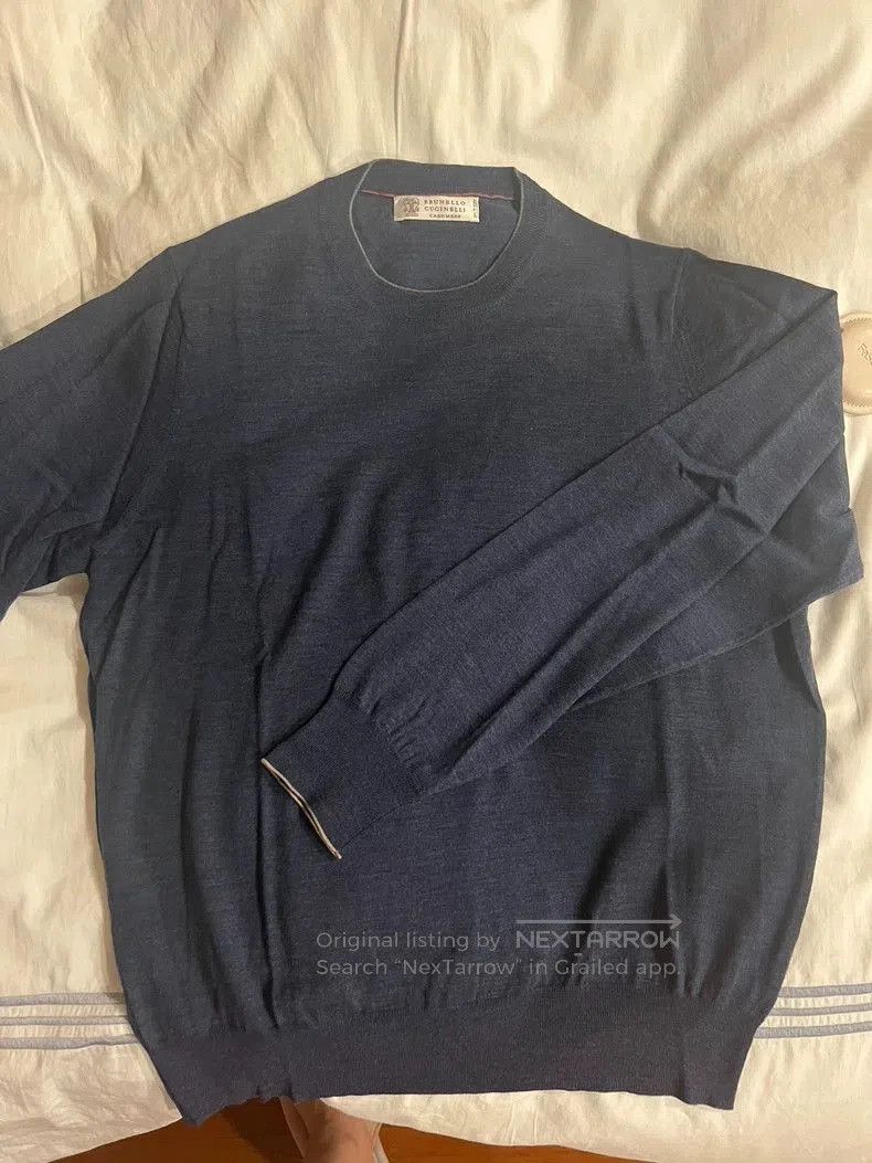 Brunello Cucinelli Brunello Cucinelli Cashmere Wool Sweater. Size US L / EU 52-54 / 3 - 1 Thumbnail