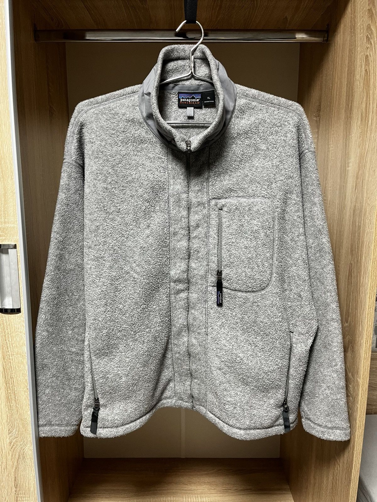 Patagonia × Vintage 🐨 PATAGONIA SYNCHILLA ZIP FLEECE JACKET SWEATER RARE Size US XL / EU 56 / 4 - 5 Thumbnail