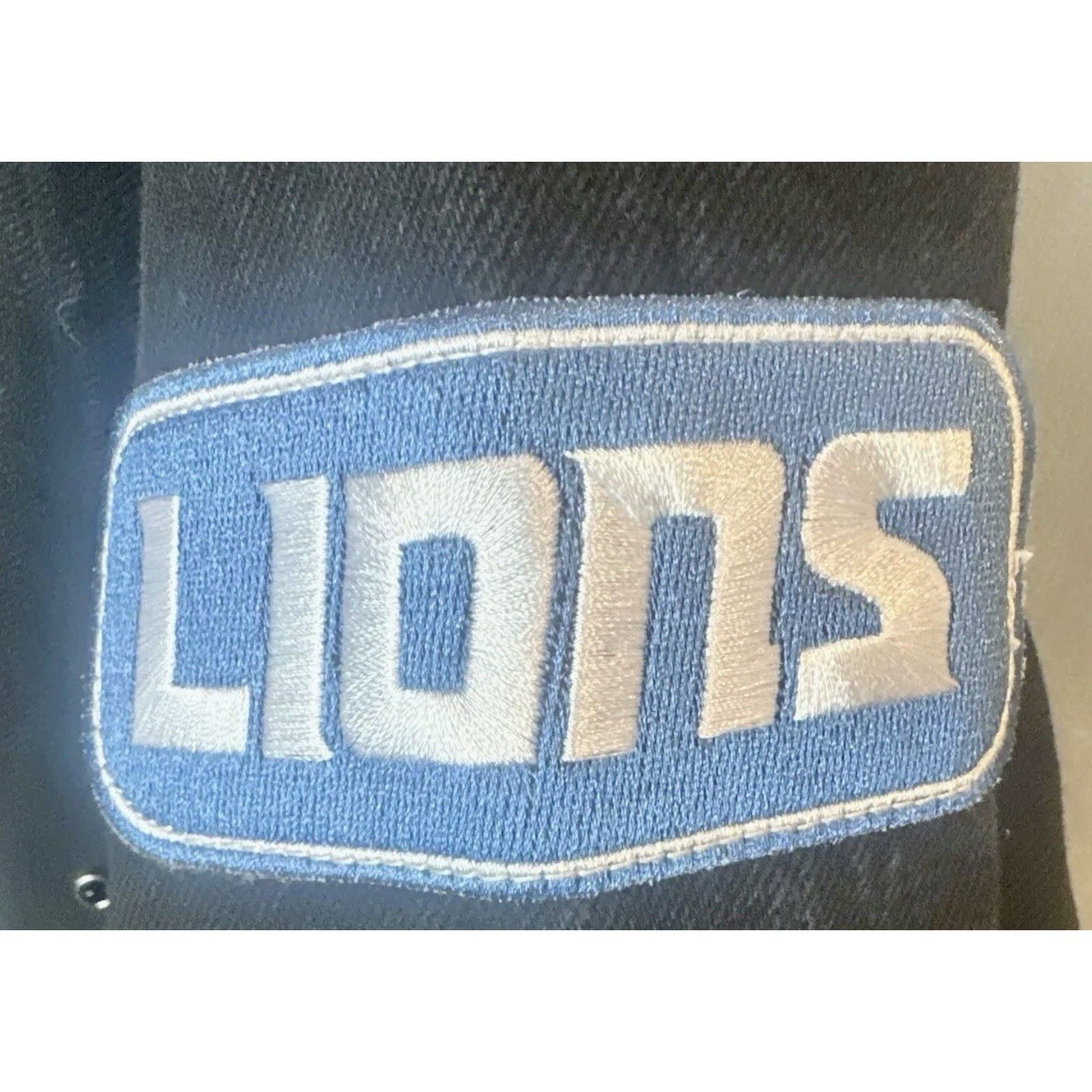 NFL 🦁Detroit Lions NFL Women's XXL Black Denim Jacket Size XXL / US 16-18 / IT 52-54 - 9 Thumbnail