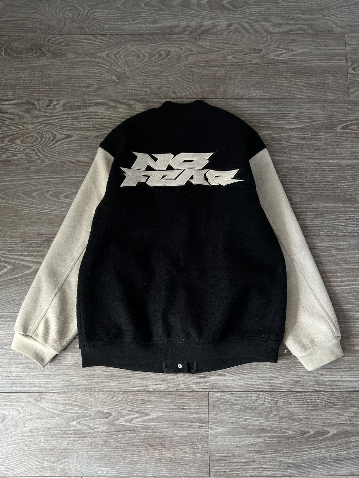 Designer × H&M × No Fear ‼️Teddy Fleece No Fear x H&M Big Logo Avant garde Bomber ‼️ Size US M / EU 48-50 / 2 - 3 Thumbnail