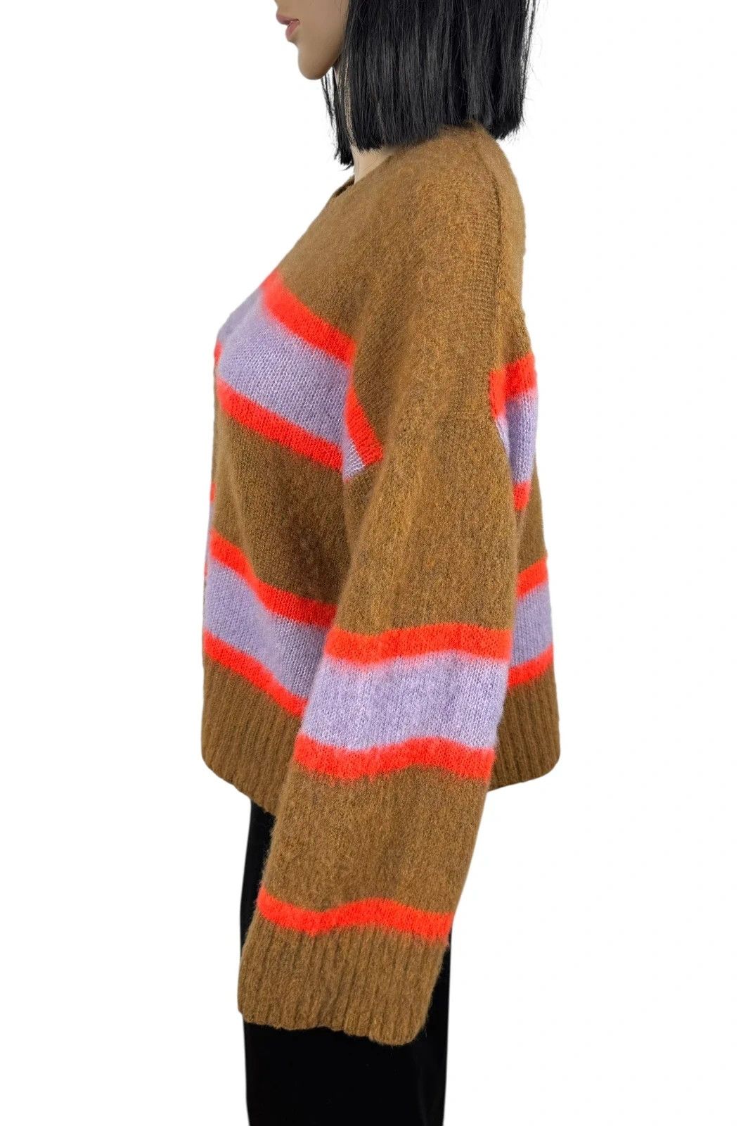Allsaints Allsaints Acrylic Wool Striped Sweater size M Size M / US 6-8 / IT 42-44 - 5 Thumbnail
