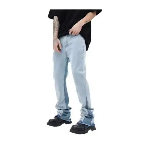 Japanese Brand × Jean Flared Blue Denim Jeans Size US 32 / EU 48 - 1 Thumbnail