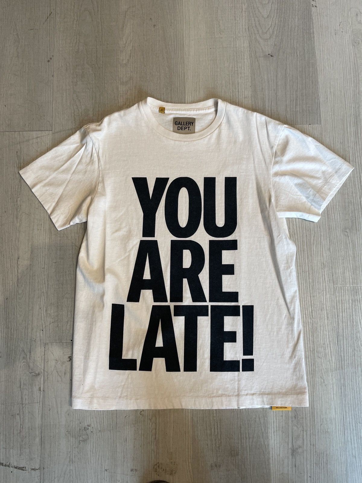 Gallery Dept. Gallery Dept. You Are Late T-Shirt White S Size US S / EU 44-46 / 1 - 1 Thumbnail