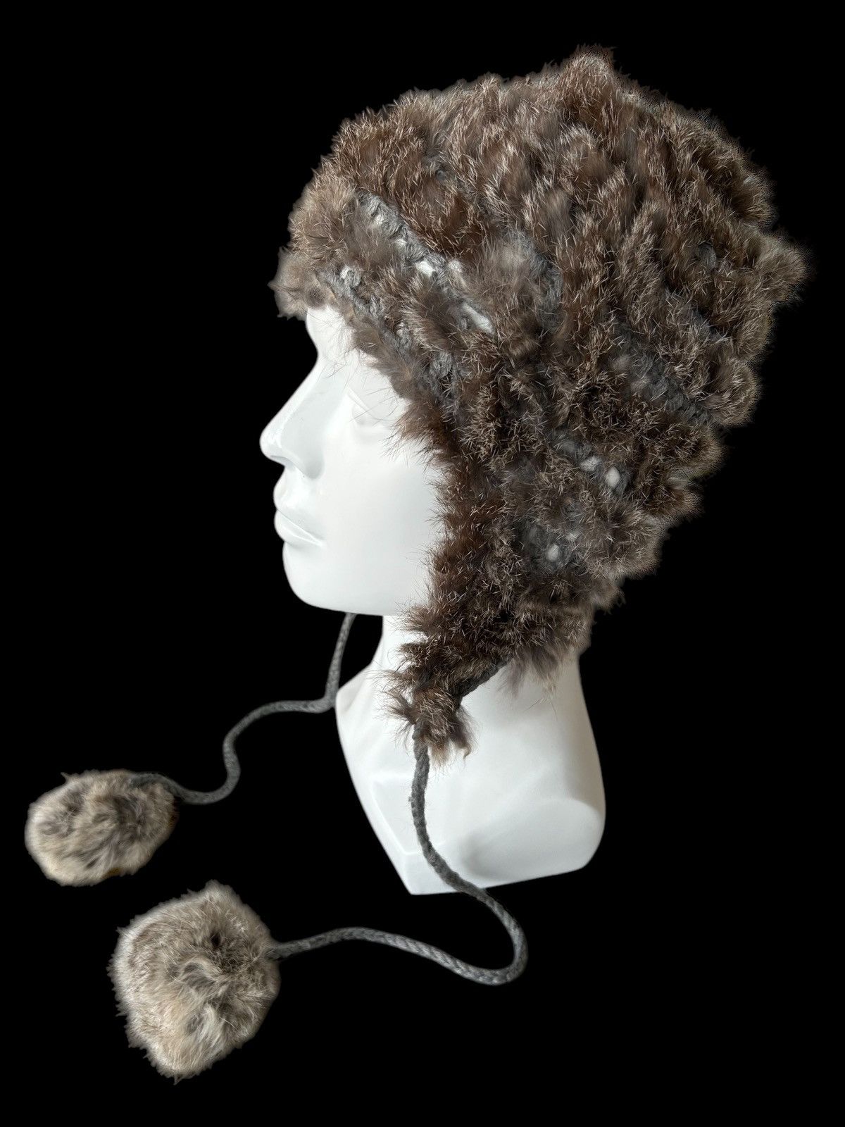 Japanese Brand × Kapital × Vintage Interspia Fur Mohair Knitt Beanie Hats RARE !! Size ONE SIZE - 1 Thumbnail