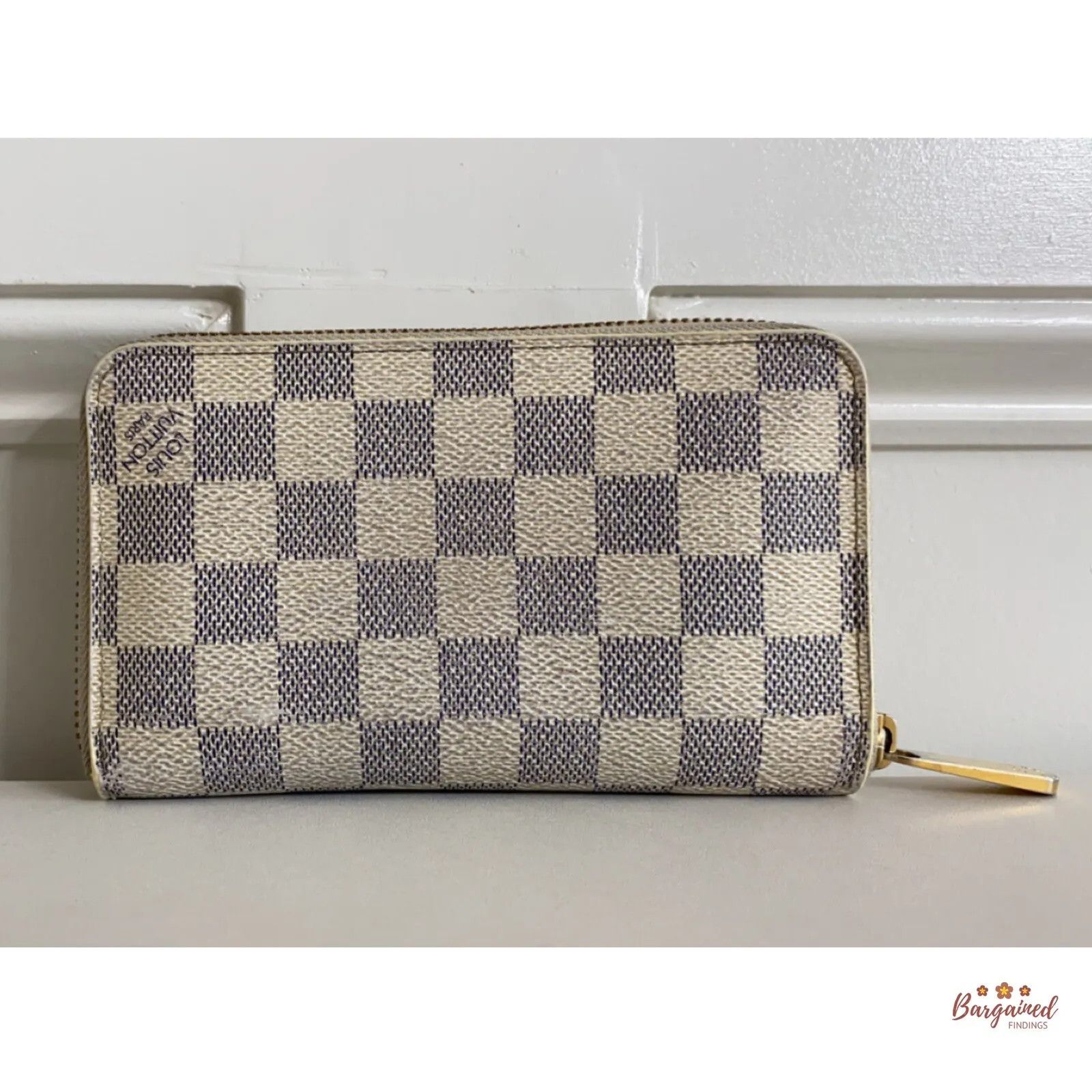 Louis Vuitton Louis Vuitton Damier Azur Canvas Leather Zippy Wallet Size ONE SIZE - 2 Thumbnail