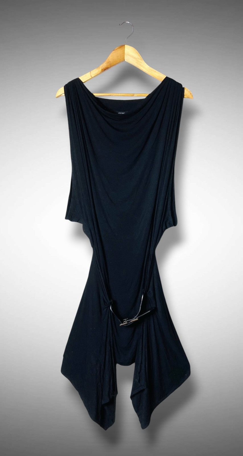 plein sud Archival Plein Sud Jeanius Asymmetric Draped Tunic Dress Size M / US 6-8 / IT 42-44 - 2 Thumbnail