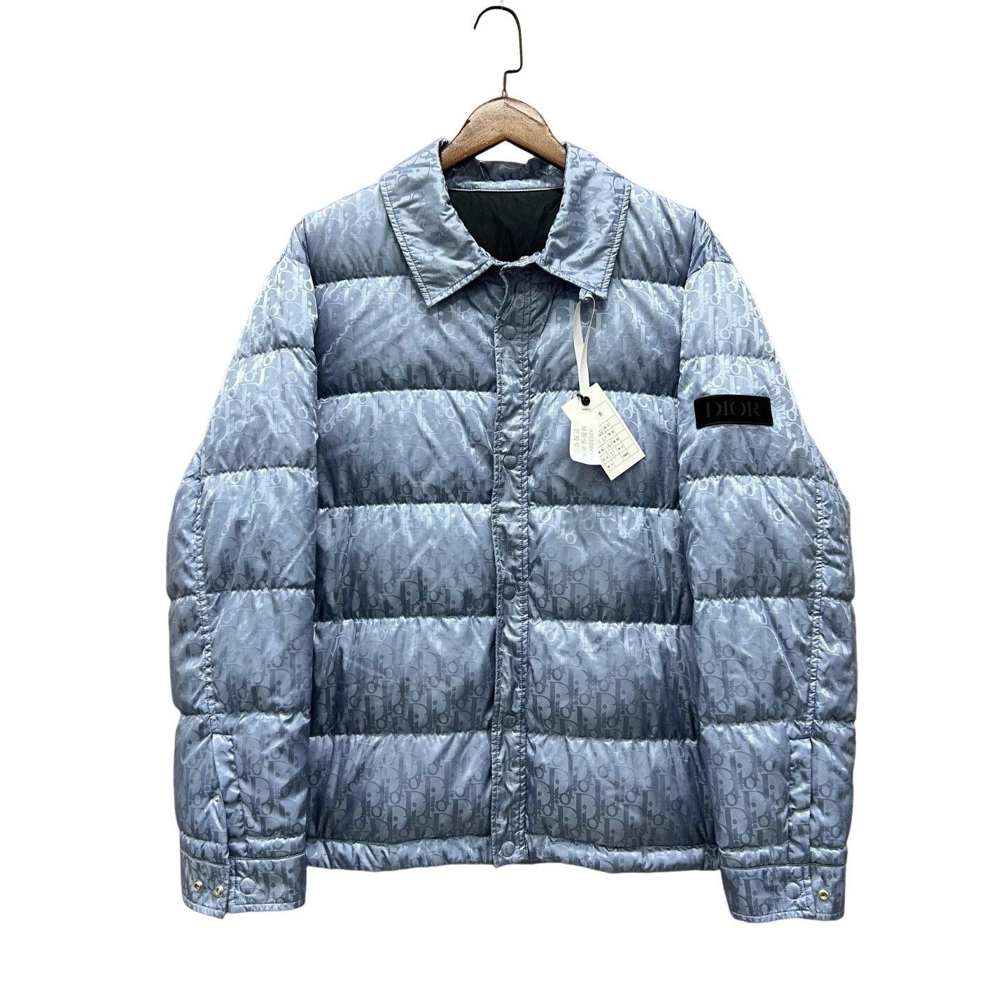 Dior Dior Oblique Down Puffer Jacket Size 54 Size US L / EU 52-54 / 3 - 1 Thumbnail
