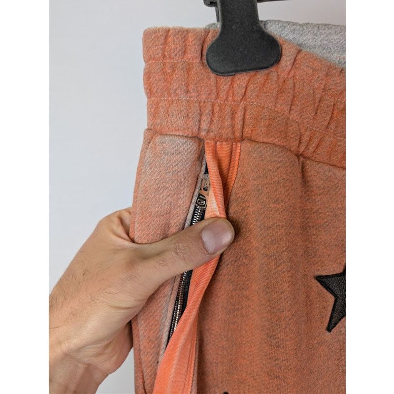 Amiri o1rshd1 Chemist Star Sweatpants in Orange / Black Size US 38 / EU 54 - 6 Thumbnail