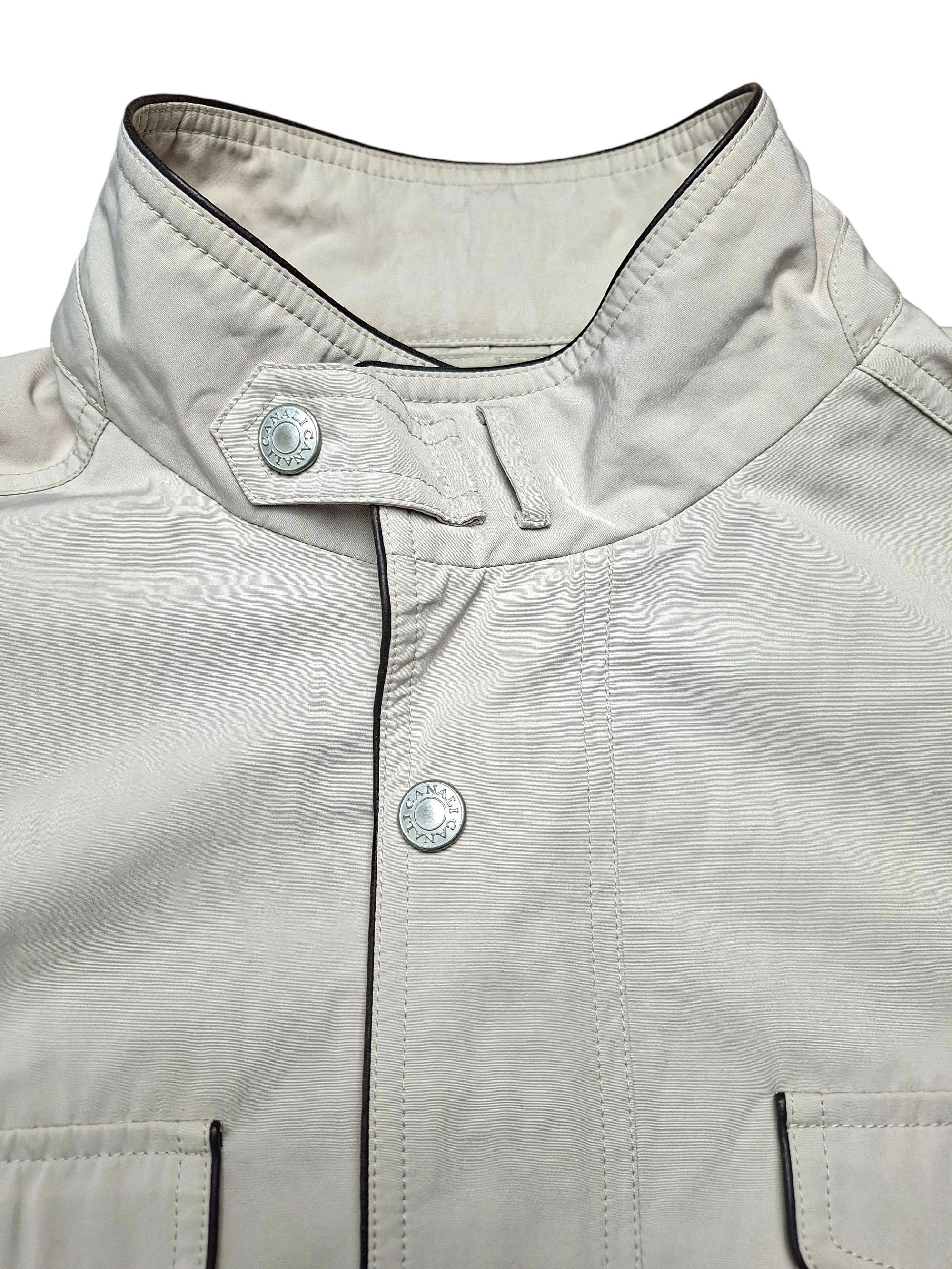 Canali CANALI Rain & Wind Tech Field Jacket Beige L/XL Utility Size US XL / EU 56 / 4 - 5 Thumbnail