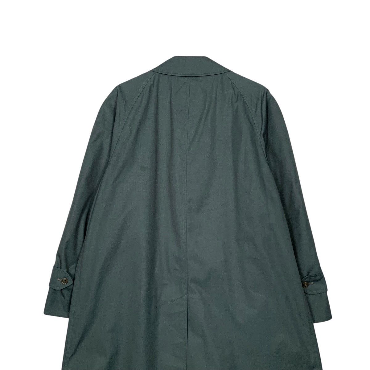 Burberry Burberrys Green Trench Coat Size US M / EU 48-50 / 2 - 8 Thumbnail