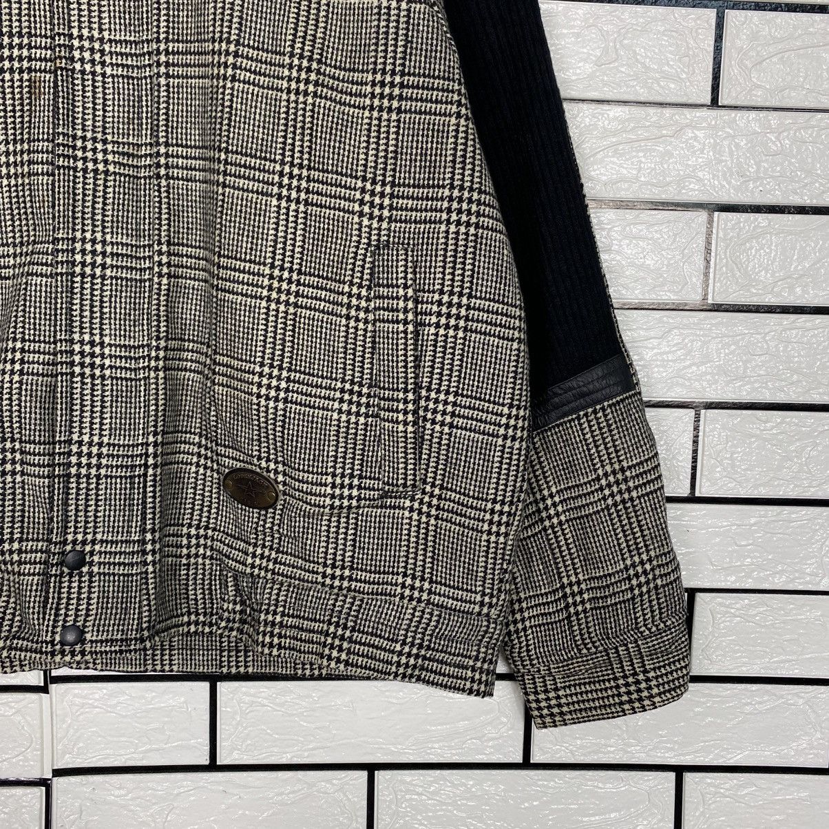 Japanese Brand 📌Vintage Wool Bomber Jacket Unbranded Tartan Issey Miyake Size US M / EU 48-50 / 2 - 6 Thumbnail