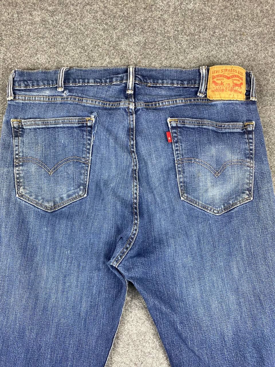 Levi's levis 505 relaxed fit distressed denim nice design Size US 40 / EU 56 - 3 Thumbnail