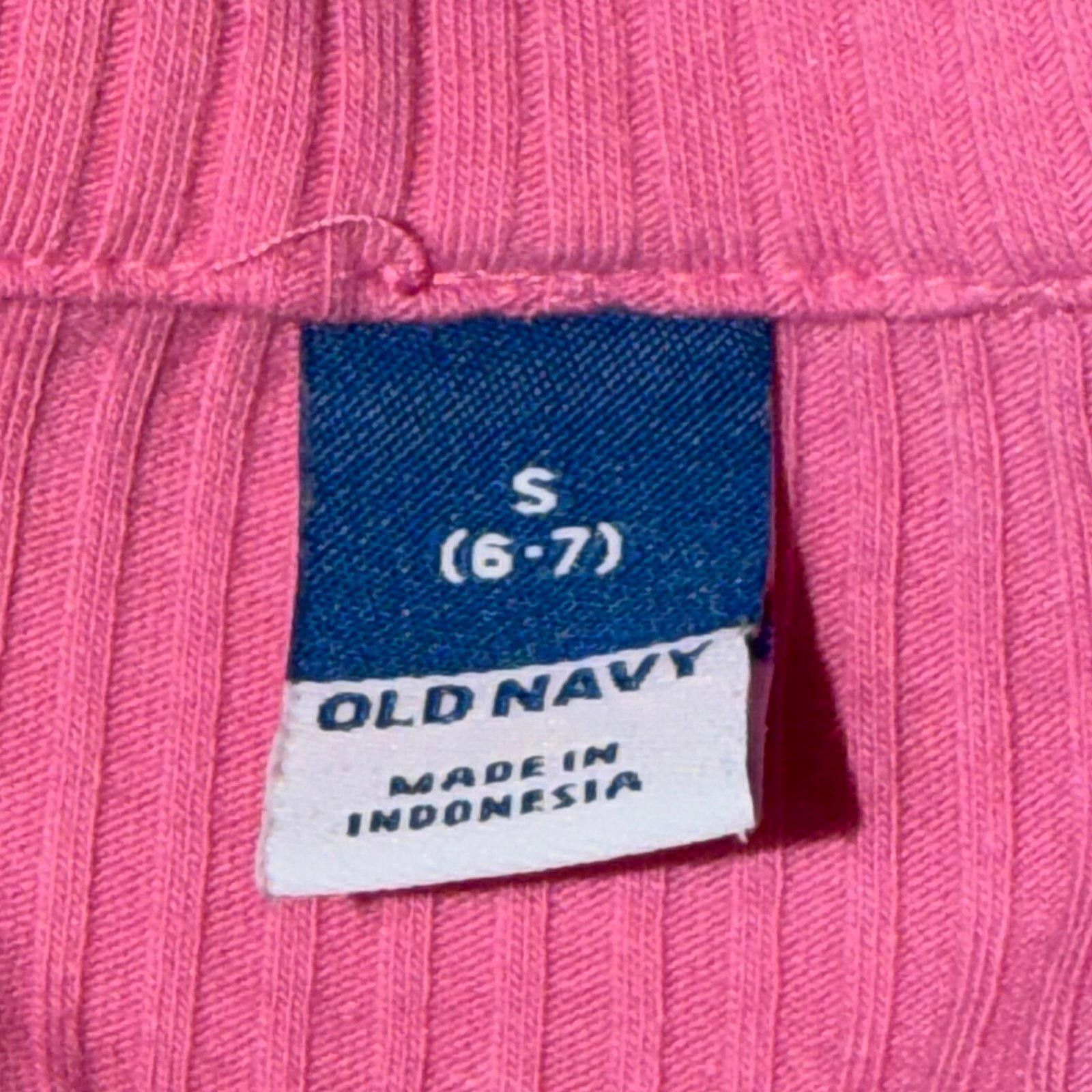 Old Navy Old Navy Pink Ribbed Knit Dress with Bell Sleeves 6/7 Size S / US 4 / IT 40 - 5 Thumbnail