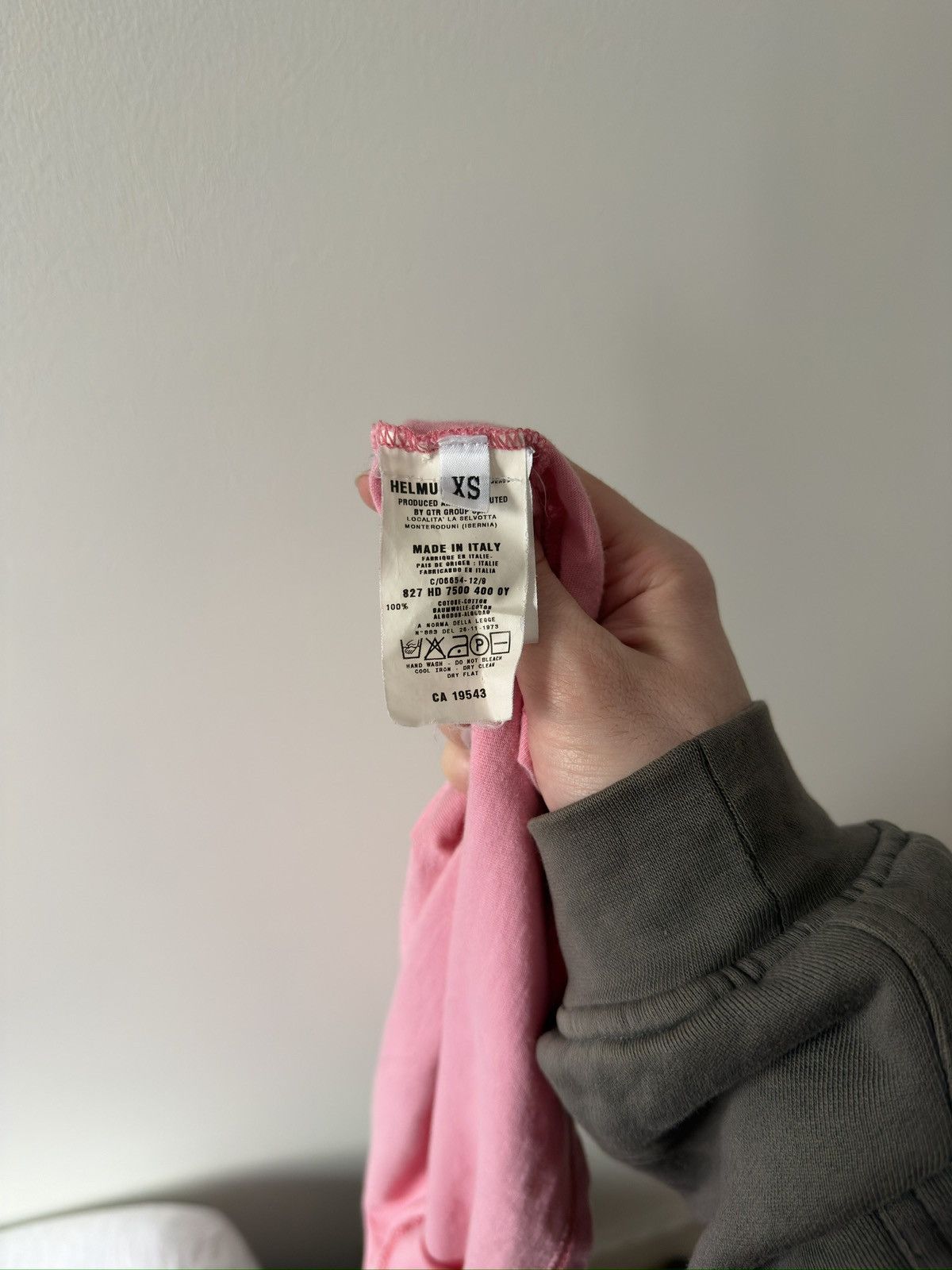 Helmut Lang ‘90s Pink Tee Size US XS / EU 42 / 0 - 3 Thumbnail