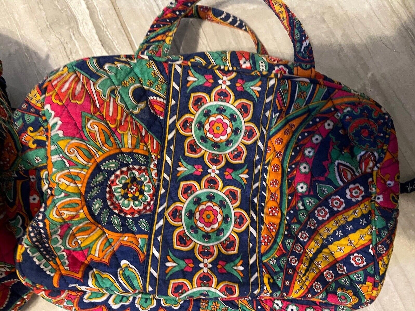 Designer Vera Bradley All Purpose Tote And Toiletries Bag Size ONE SIZE - 2 Thumbnail