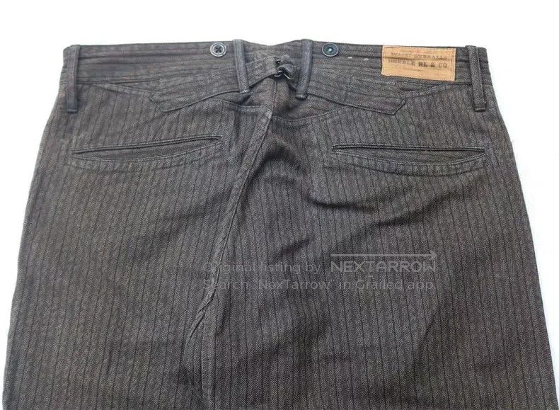 RRL Ralph Lauren RRL Ralph Lauren Striped belt Paris button straight-leg wo Size US 32 / EU 48 - 5 Thumbnail