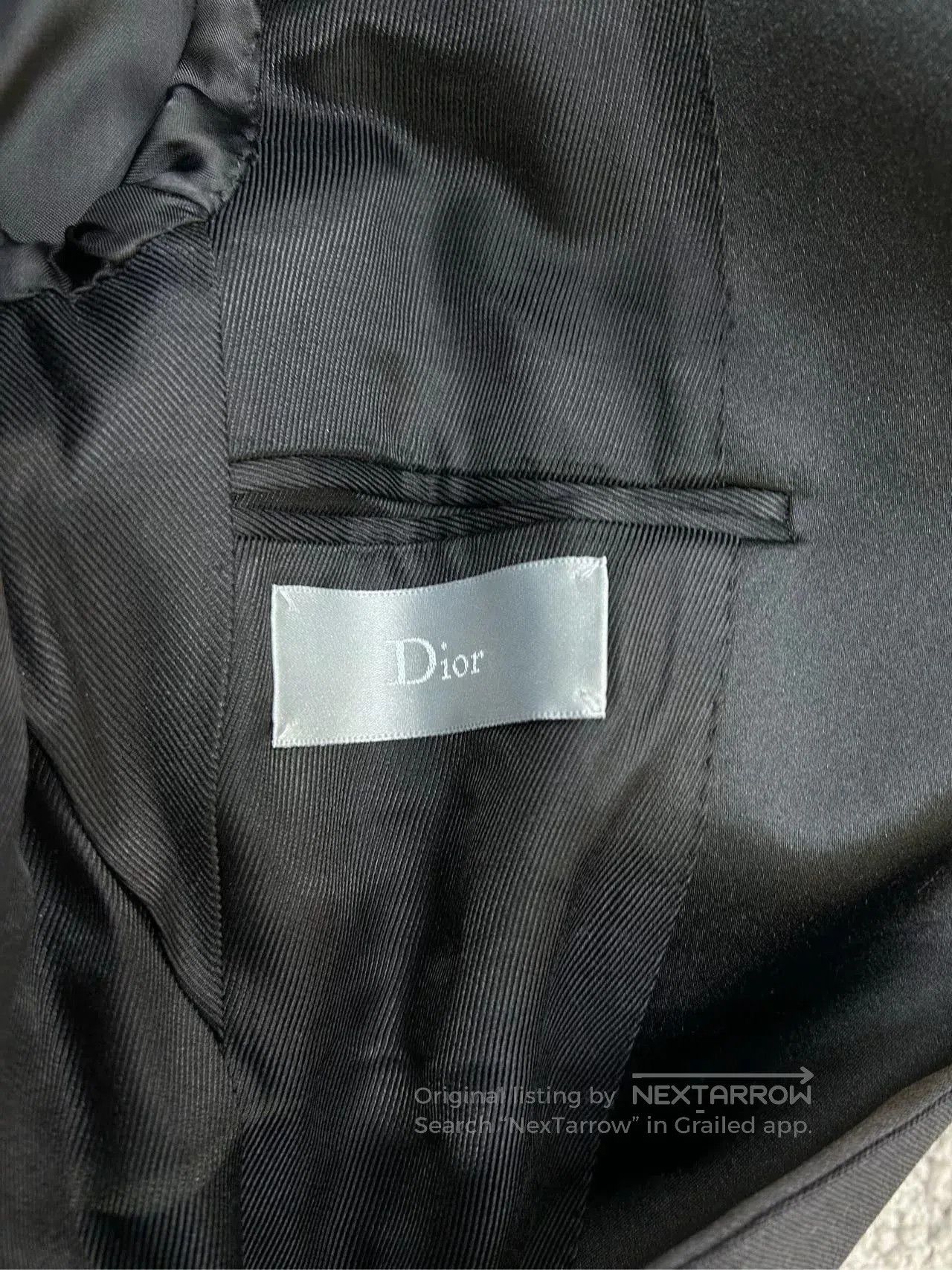 Dior black haute couture suit jacket by Dior. Size US L / EU 52-54 / 3 - 3 Thumbnail