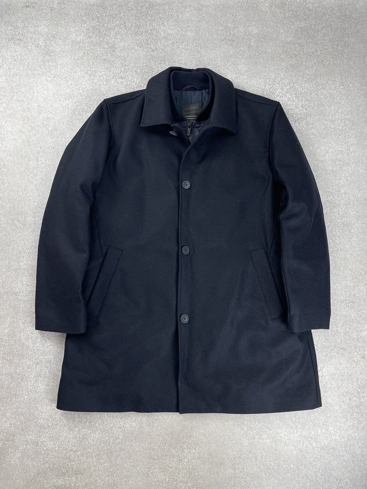 Z Zegna Hydro Wool Thermore Coat Jacket Men’s Size XL