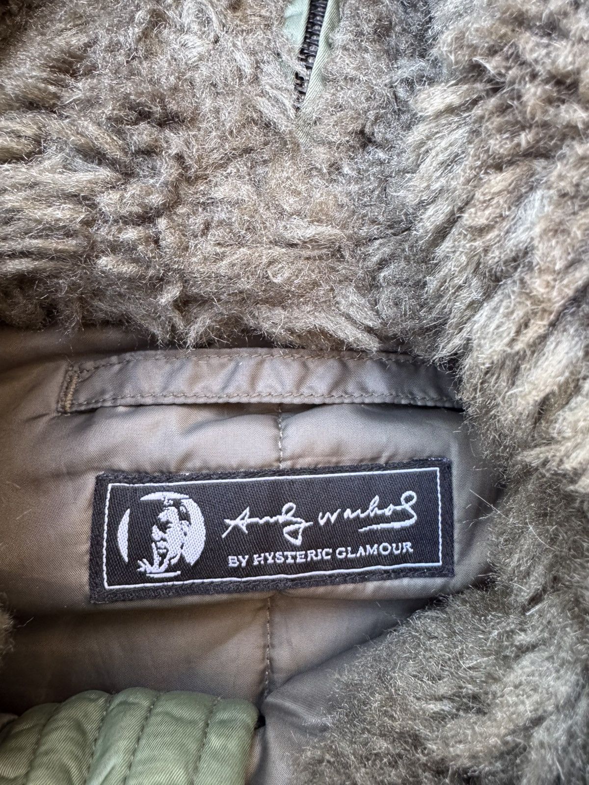 Andy Warhol × Hysteric Glamour Hysteric Glamour Andy Warhol Fur Lined Hood Bomber Jacket Size US M / EU 48-50 / 2 - 6 Thumbnail