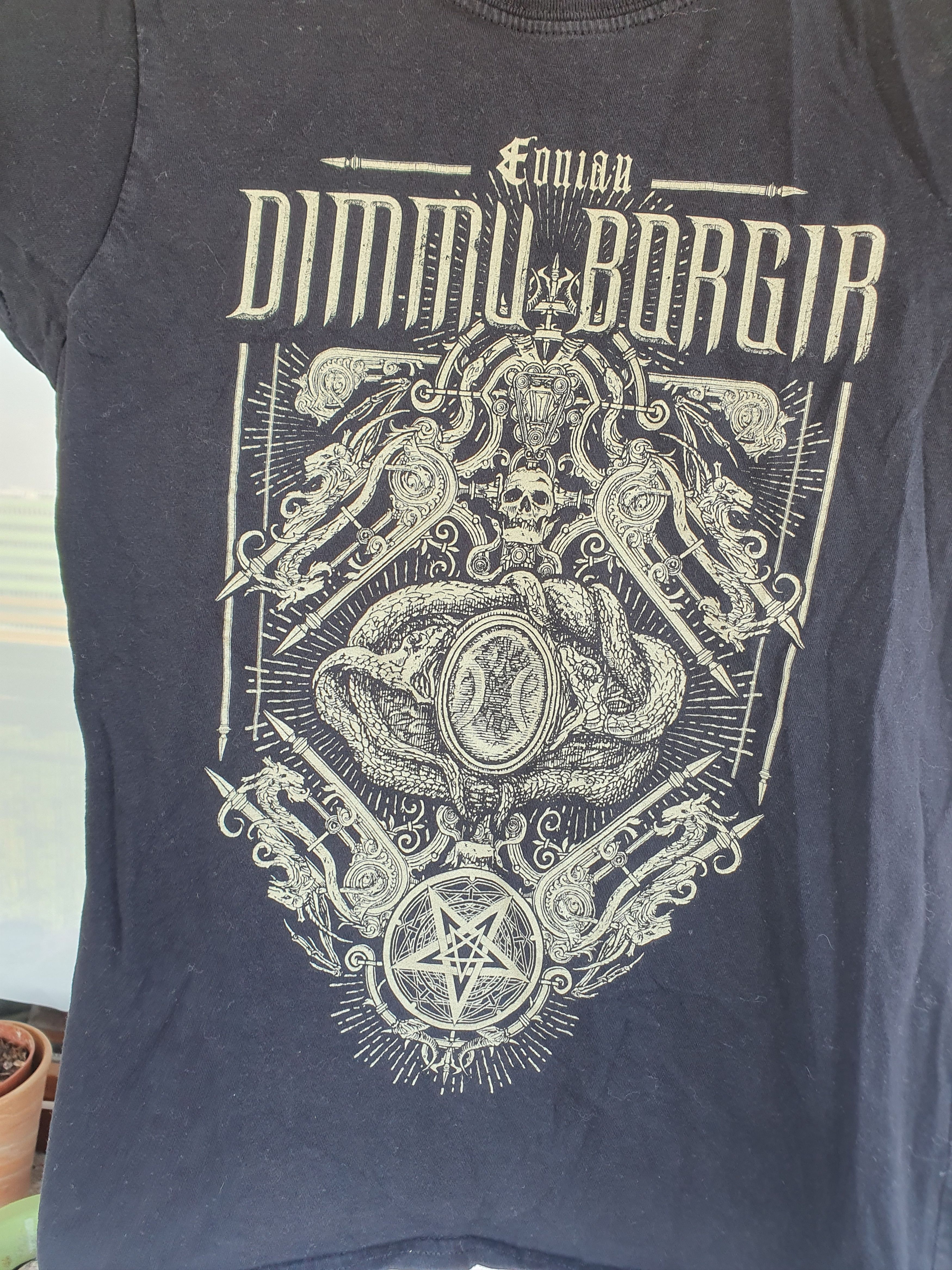 Band Tees Dimmu Borgir Eonian Snakes Women' Band t-shirt sz S/M? Size S / US 4 / IT 40 - 3 Thumbnail