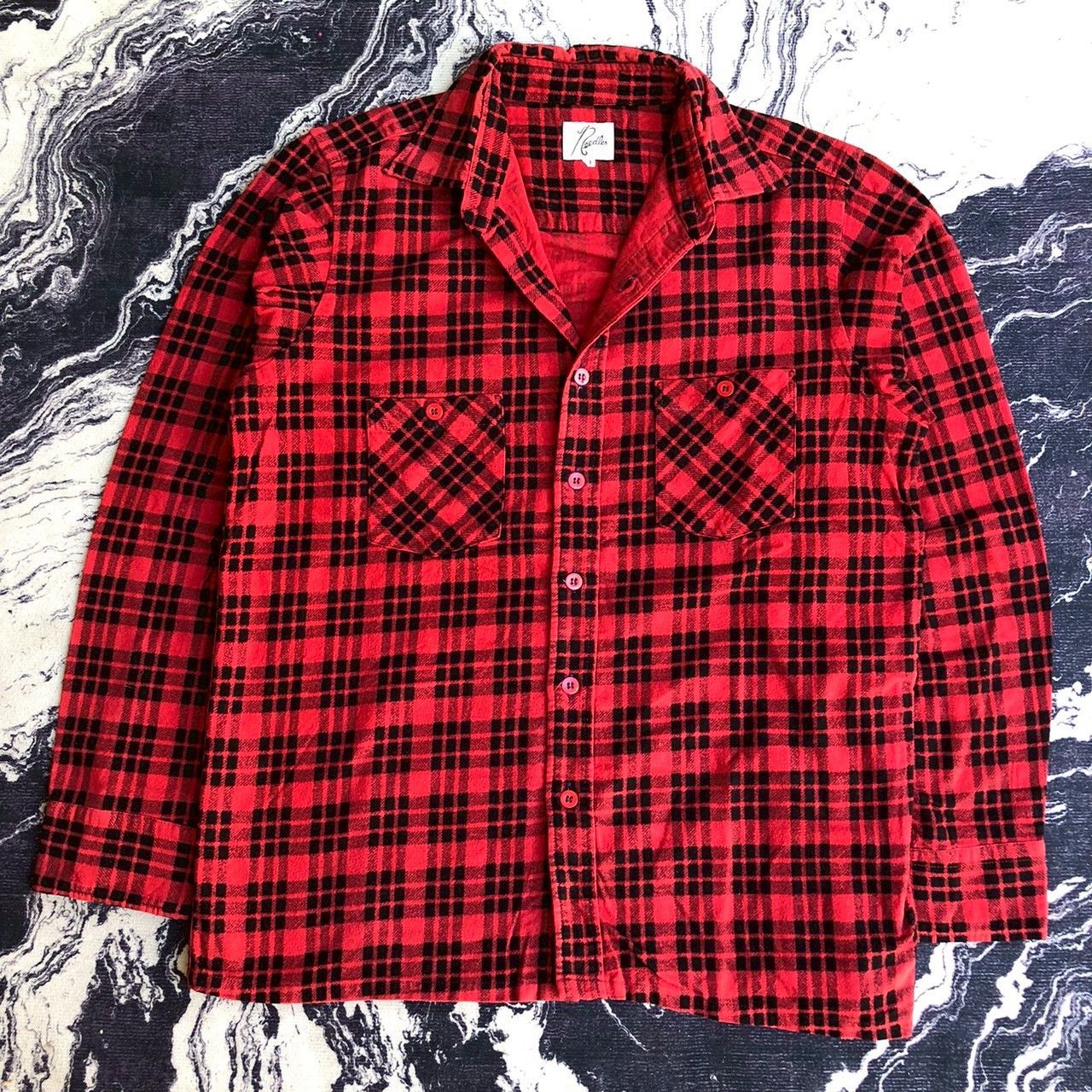 Needles Needles by Nepenthes Red Plaid Flannel Shirt Size US M / EU 48-50 / 2 - 1 Thumbnail