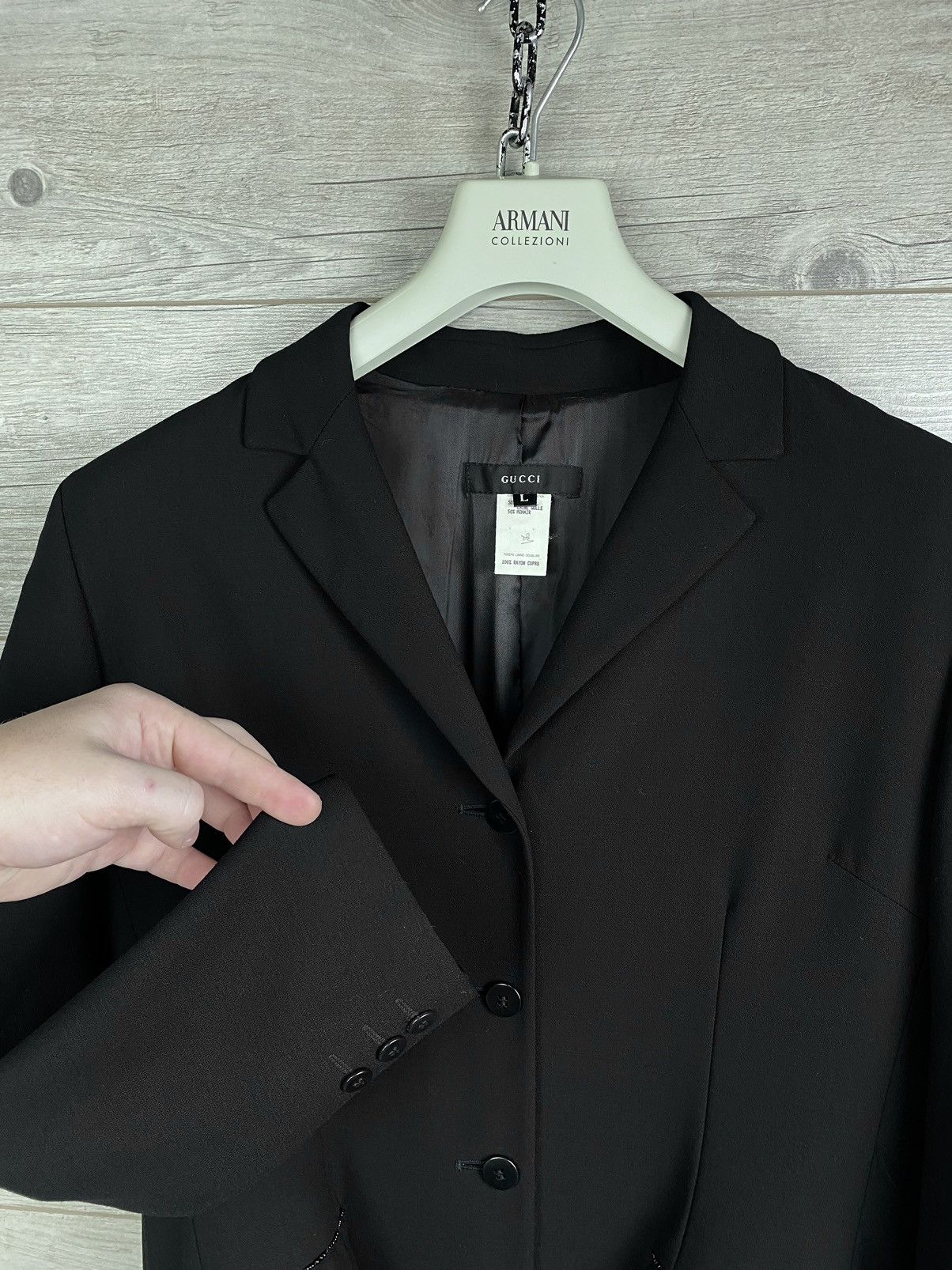 Gucci × Vintage WOMEN'S VERY OLD VINTAGE COAK GUCCI SIZE L Size L / US 10 / IT 46 - 21 Thumbnail