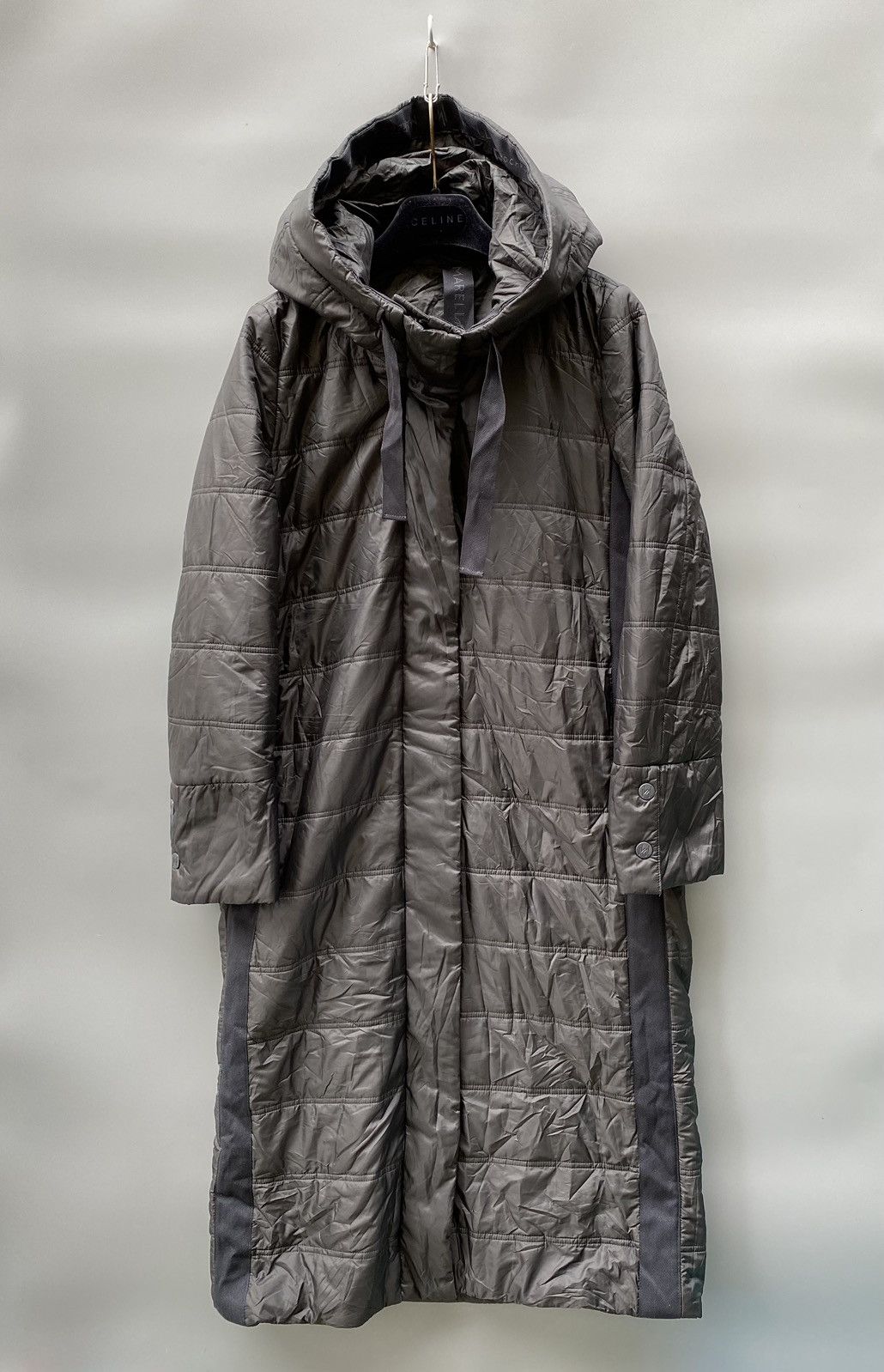 Marella × Max Mara Marella Monochrome Hooded Coat Size XS / US 0-2 / IT 36-38 - 1 Thumbnail