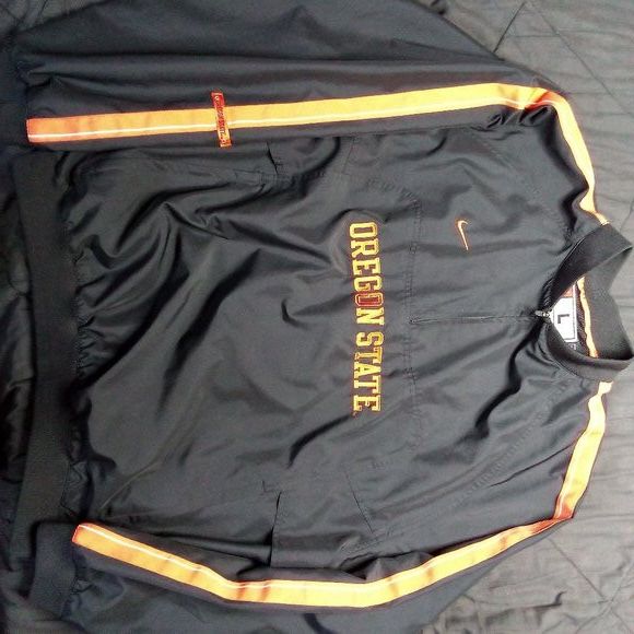 NCAA × Nike × Vintage Vintage Nike Oregon State Beavers Windbreaker Jacket Size US L / EU 52-54 / 3 - 2 Thumbnail