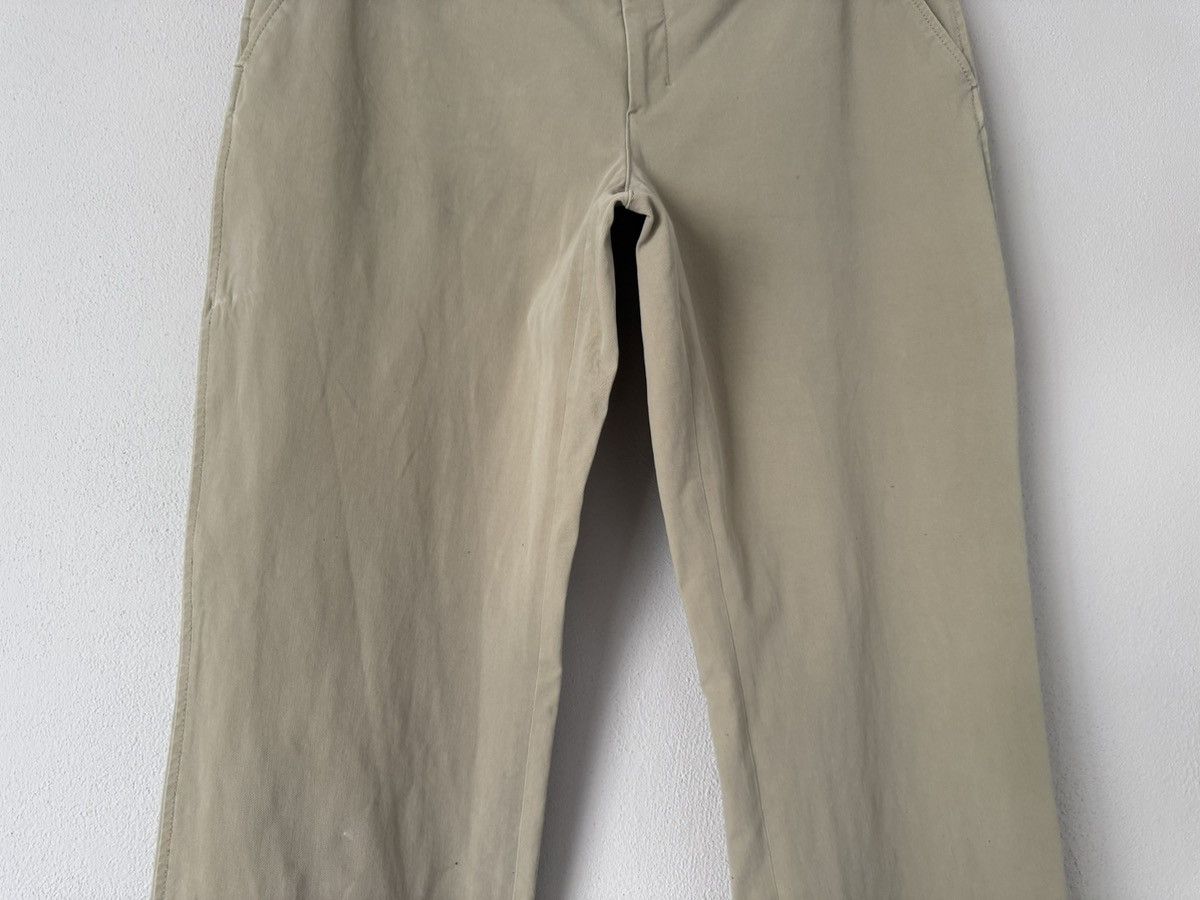 Prada Prada Linea Rossa Beige Tech Cotton Pants with Red Tab Size US 40 / EU 56 - 4 Thumbnail