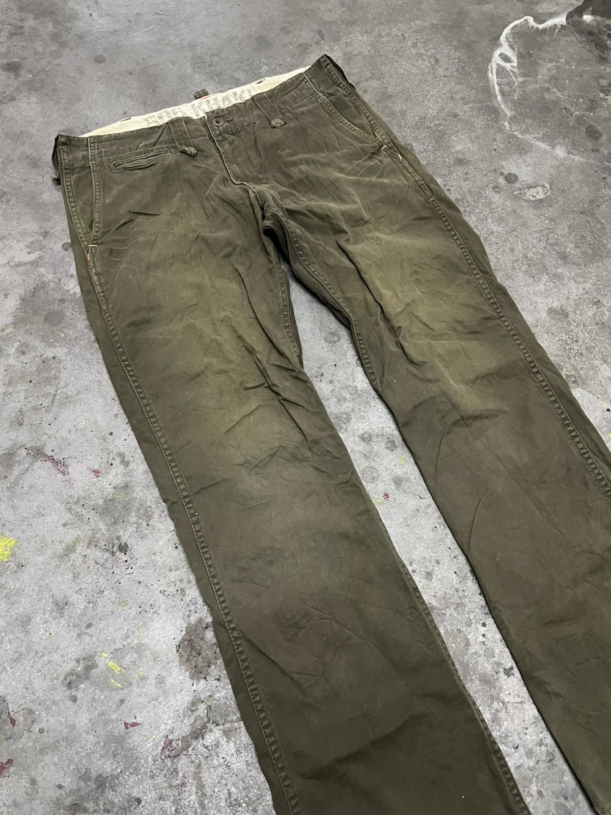 Edwin × Vintage EDWIN 505 KHAKIS PANT Size US 32 / EU 48 - 6 Thumbnail
