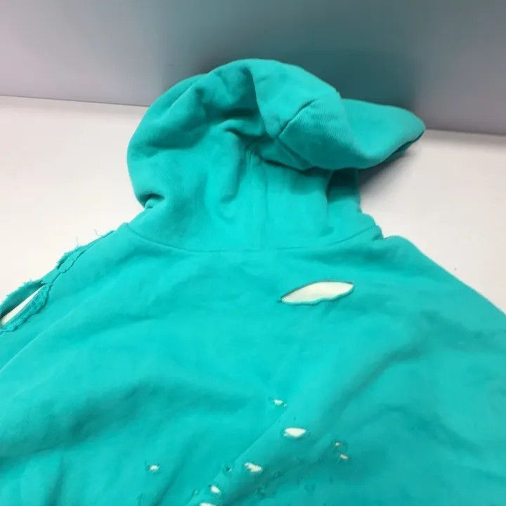 Balenciaga Balenciaga Ripped Letter Print Hoodie 0079-2507 Size US S / EU 44-46 / 1 - 6 Thumbnail