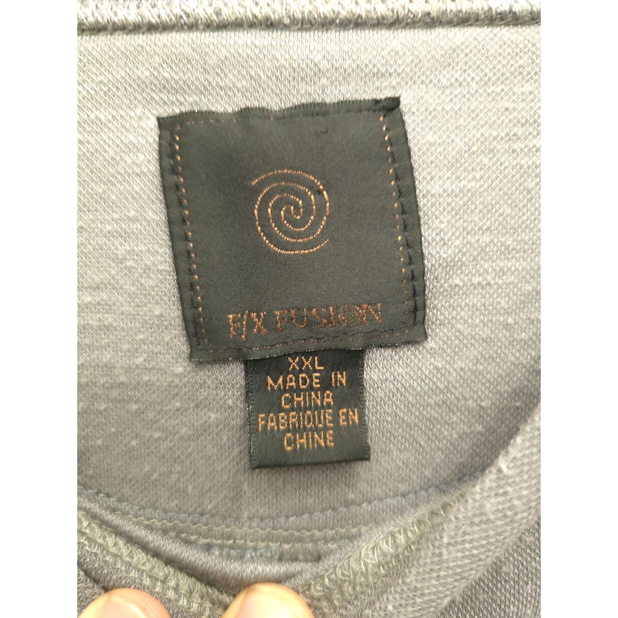 Other FX Fusion Mens XXL Gray Modal & Polyester Short Sleeve T-Shi Size US XXL / EU 58 / 5 - 2 Thumbnail