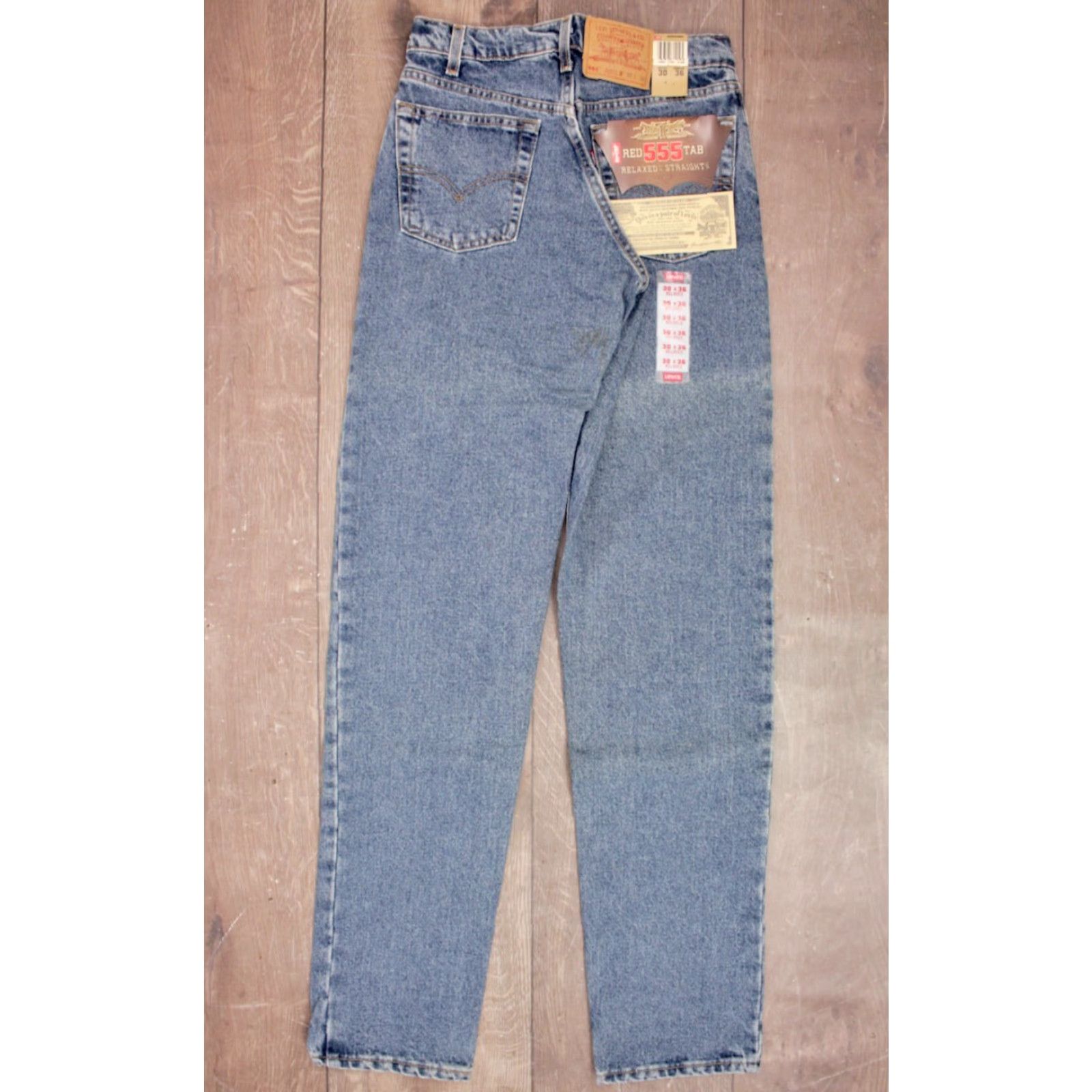 Levi's VINTAGE Levi's 555 Jeans Shirt? Size US 30 / EU 46 - 3 Thumbnail