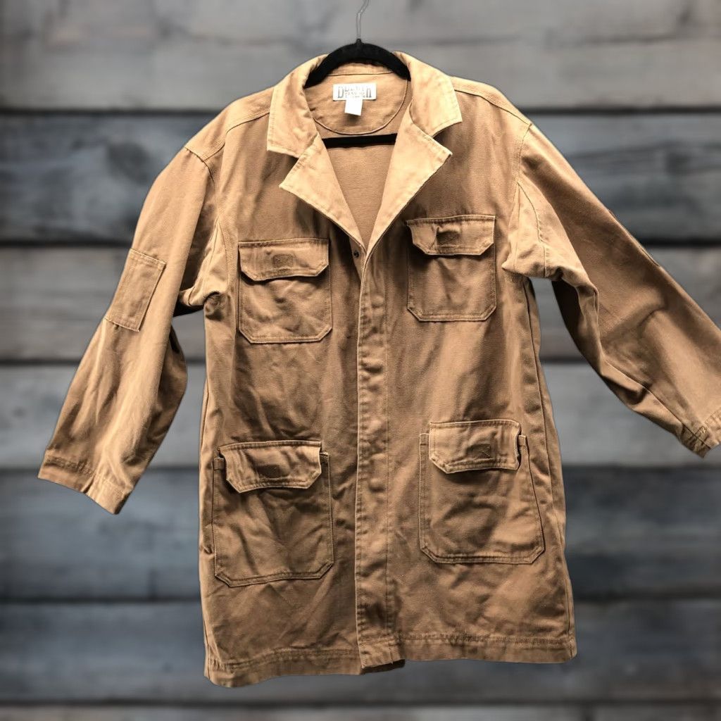 Duluth Trading Company Duluth Trading Chore Jacket Mens M Cotton Canvas Tan Rugged Outdoors Barn Coat Outdoor Utility/Workwear Jacket Mens Size US M / EU 48-50 / 2 - 1 Thumbnail