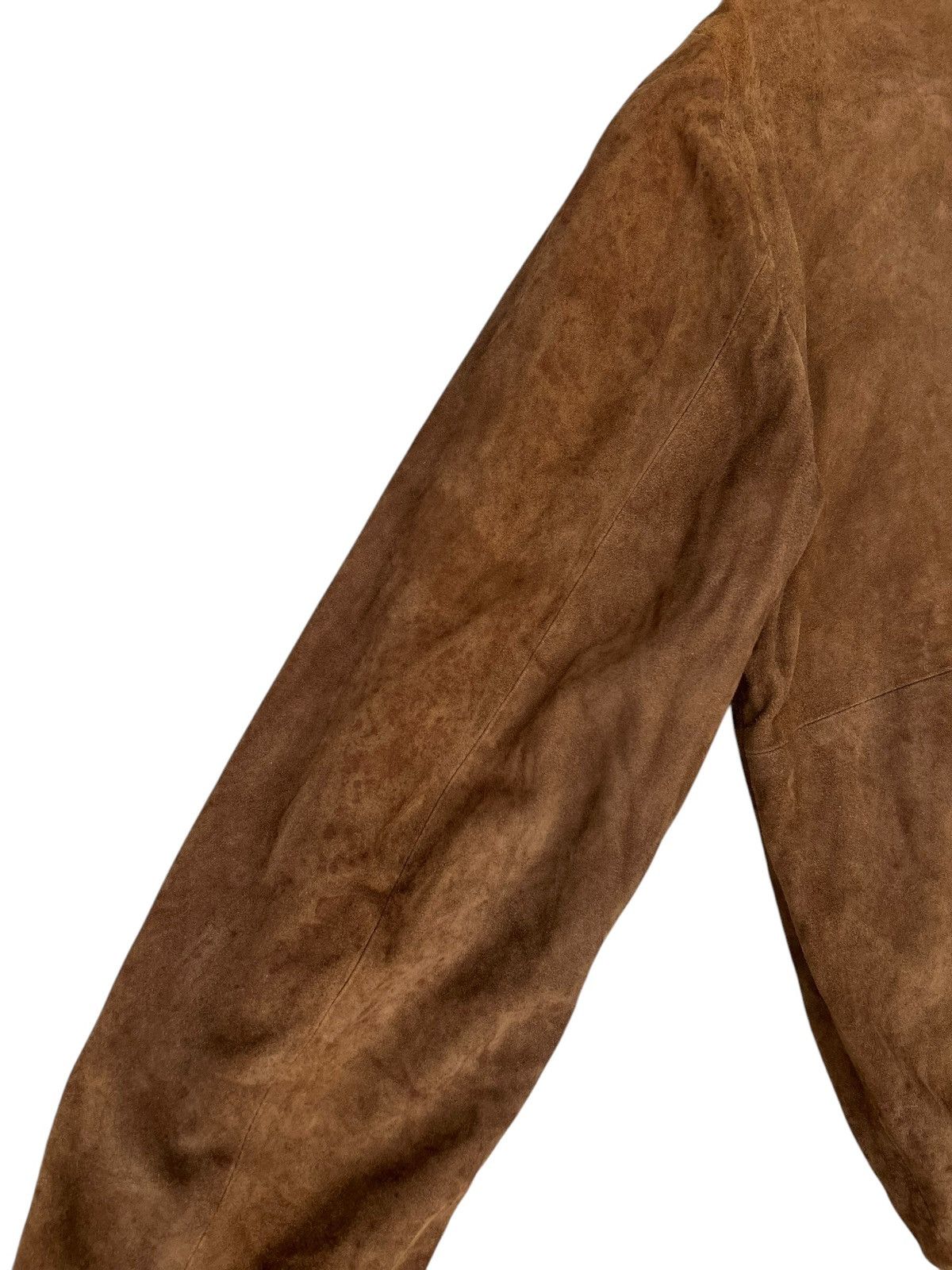 Beams Plus Quttrocchi X Beams Stains Patina Suede Leather Jacket Size US M / EU 48-50 / 2 - 21 Thumbnail