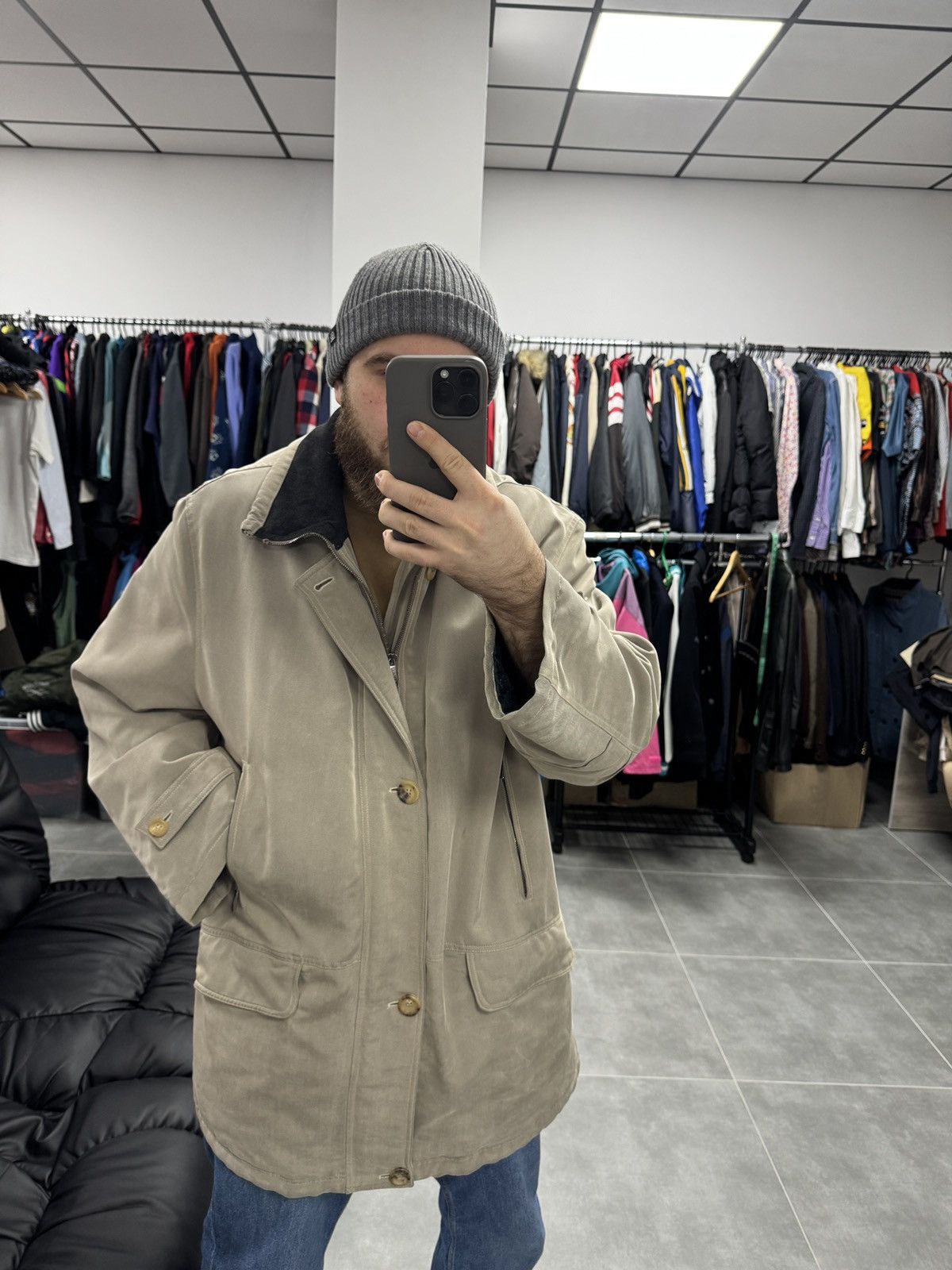 Canali Canali Coat Jacket Size 52 Size US L / EU 52-54 / 3 - 2 Thumbnail