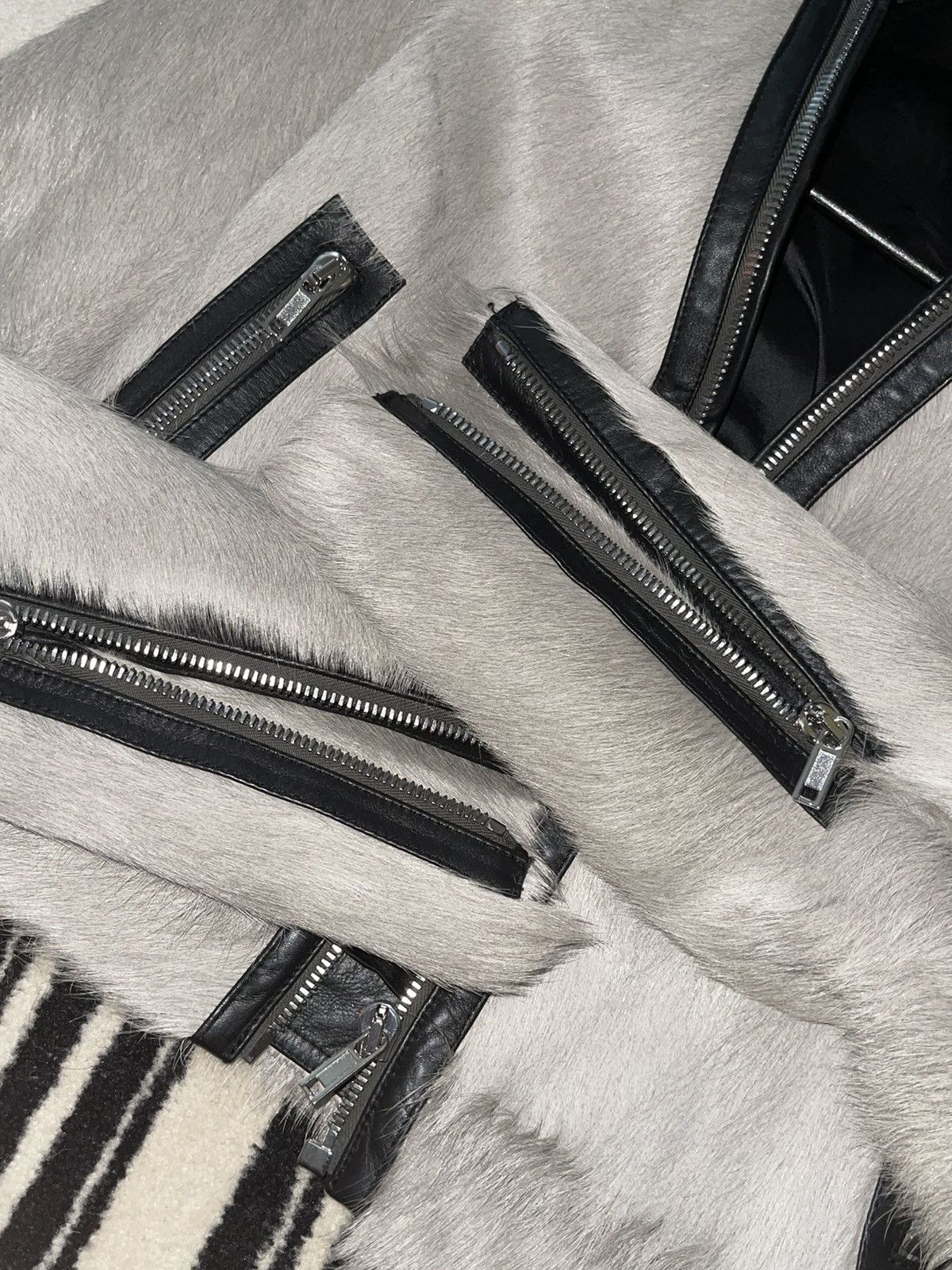 Rick Owens Rick Owens FW22 Cropped Klaus Tec Jacket Size US XXS / EU 40 - 6 Thumbnail